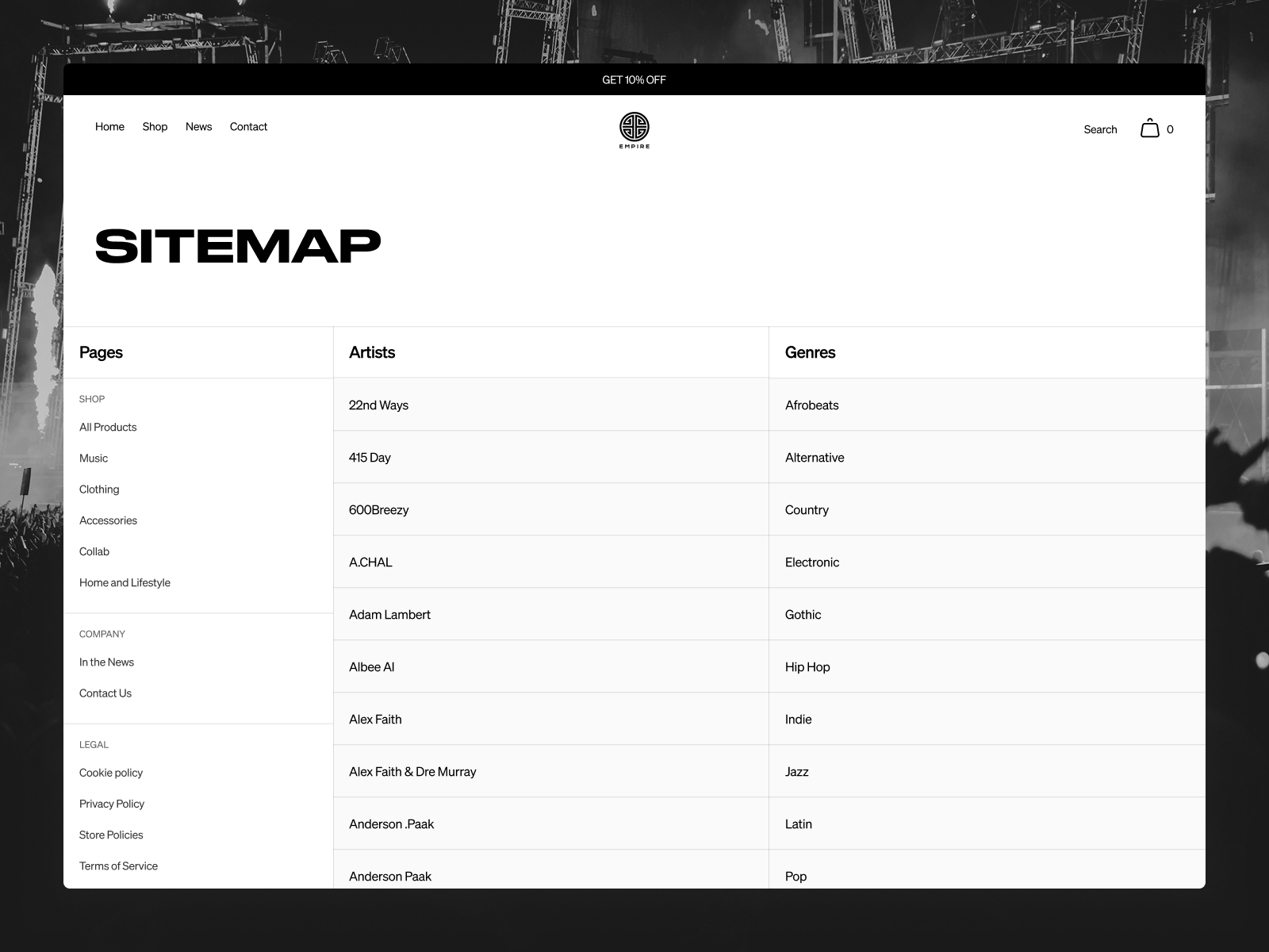 Sitemap