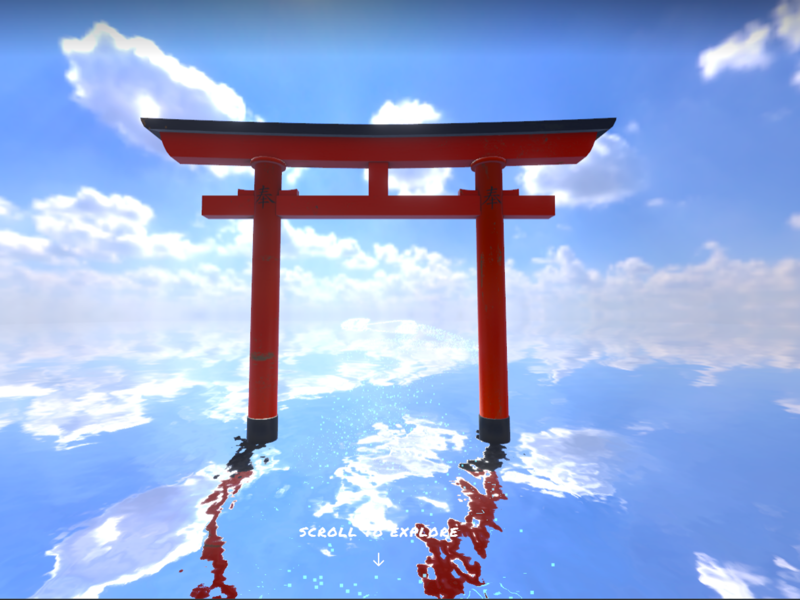 Creative WebGL Hero Section