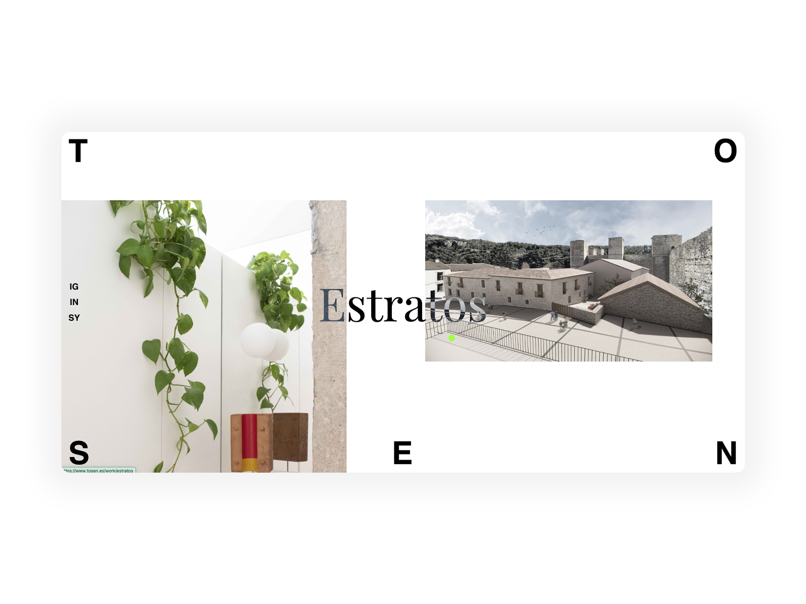 Work / Portfolio page