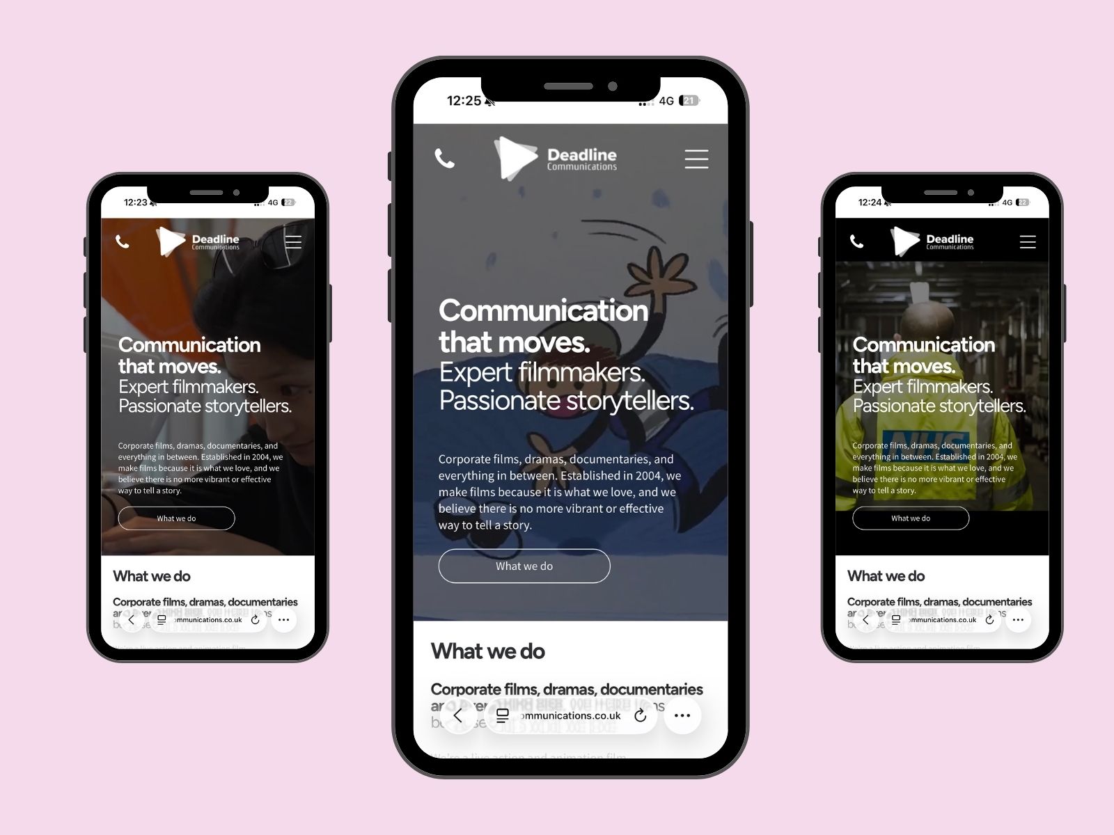 The homepage positioning and first impression