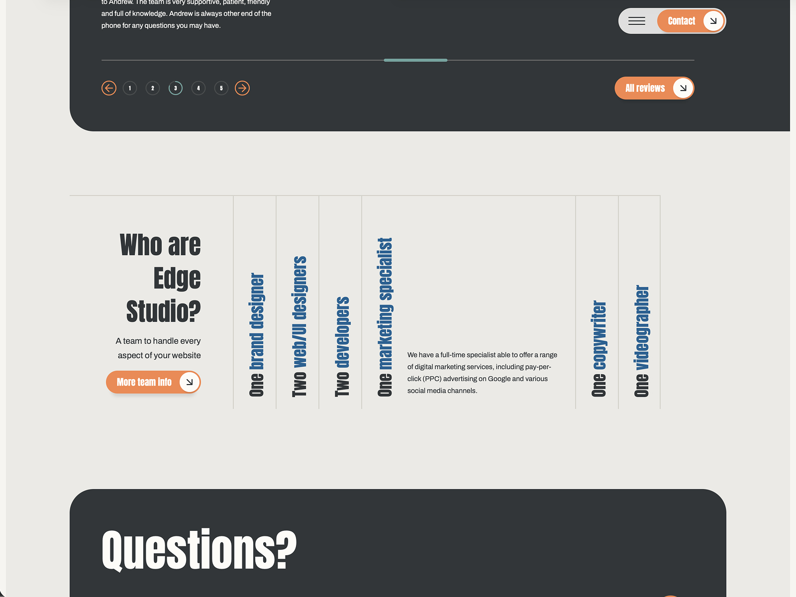 Revealing text on hover