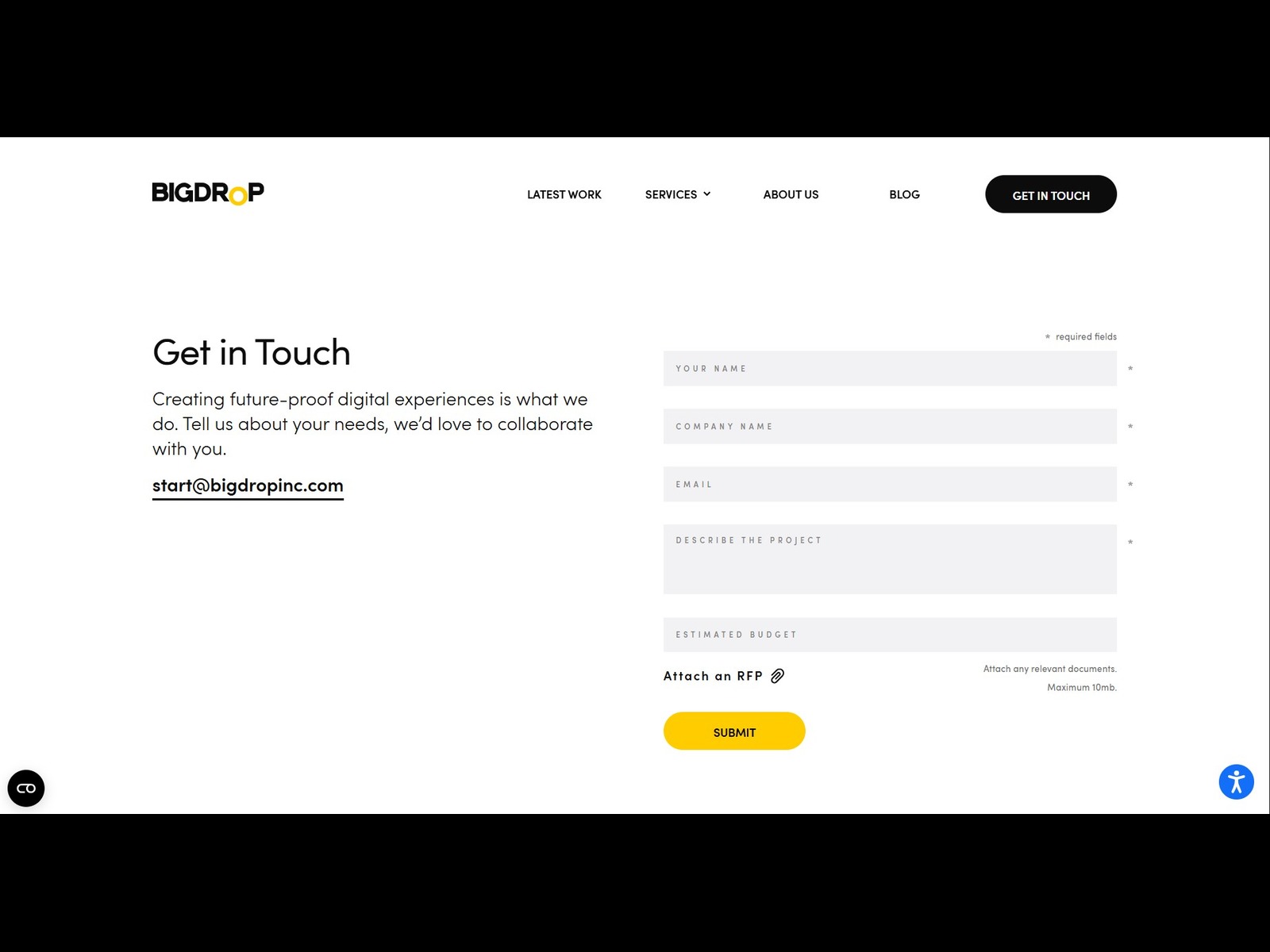 Contact Big Drop Inc