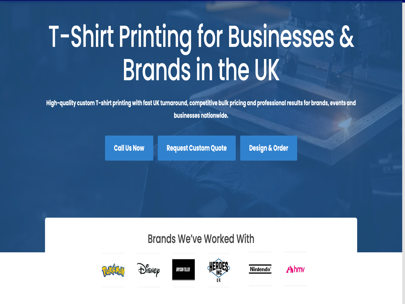 T-Shirt Printing UK