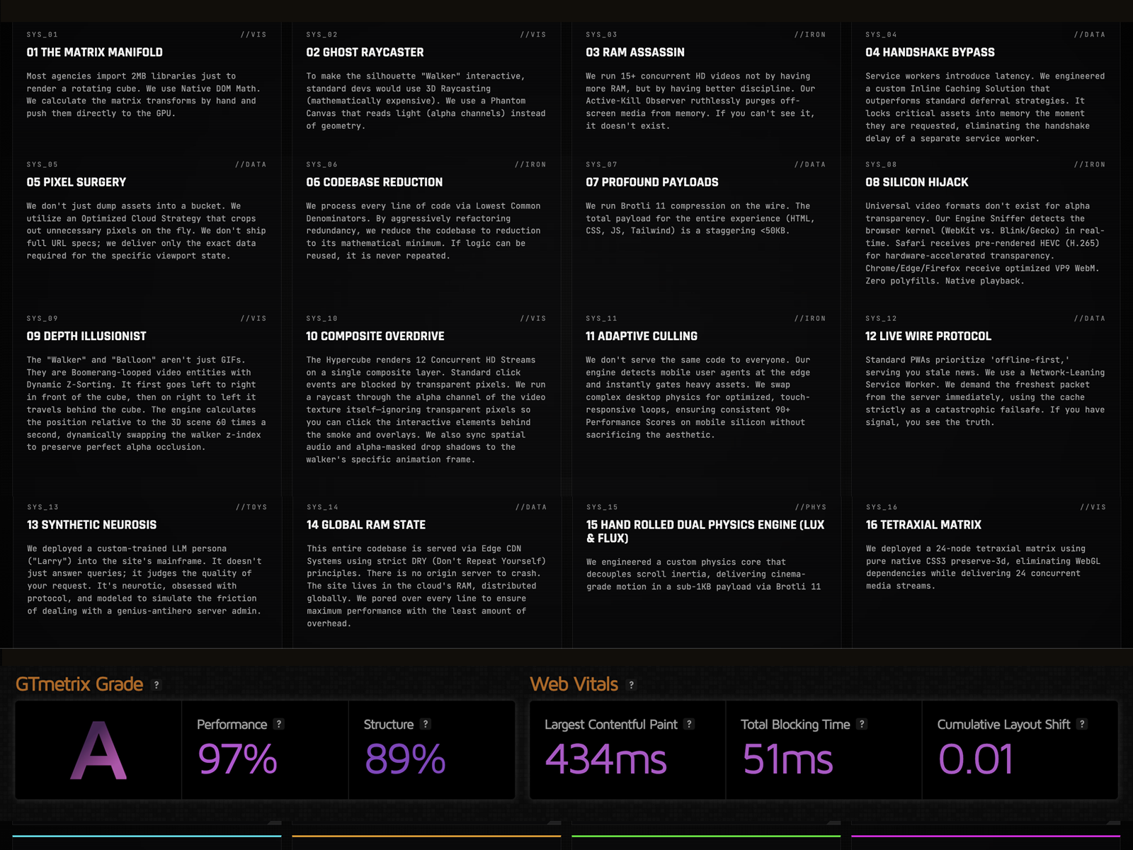 System Matrix: Zero-WebGL Physics Core