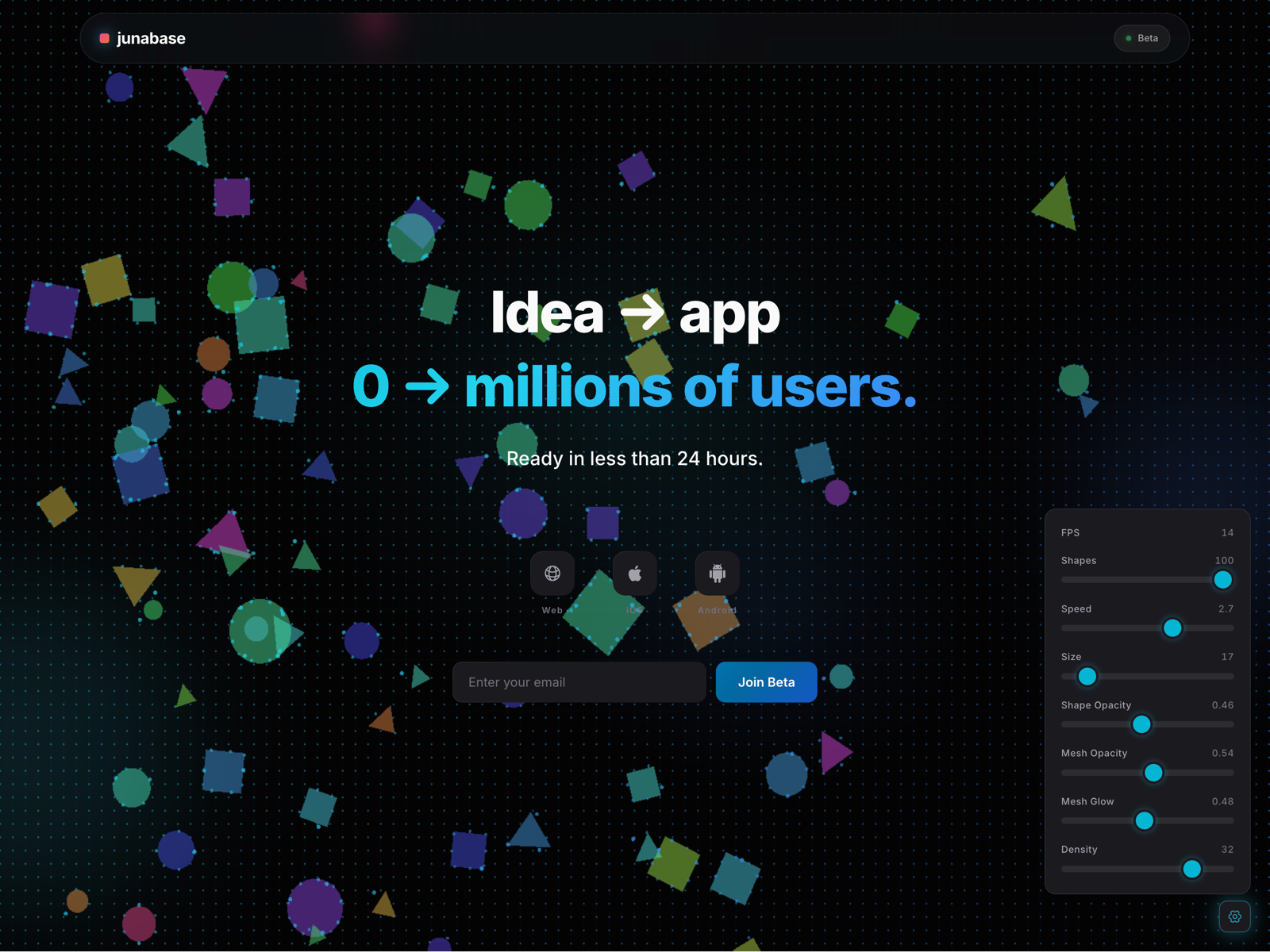 Interactive Hero Animation using WebGL,...