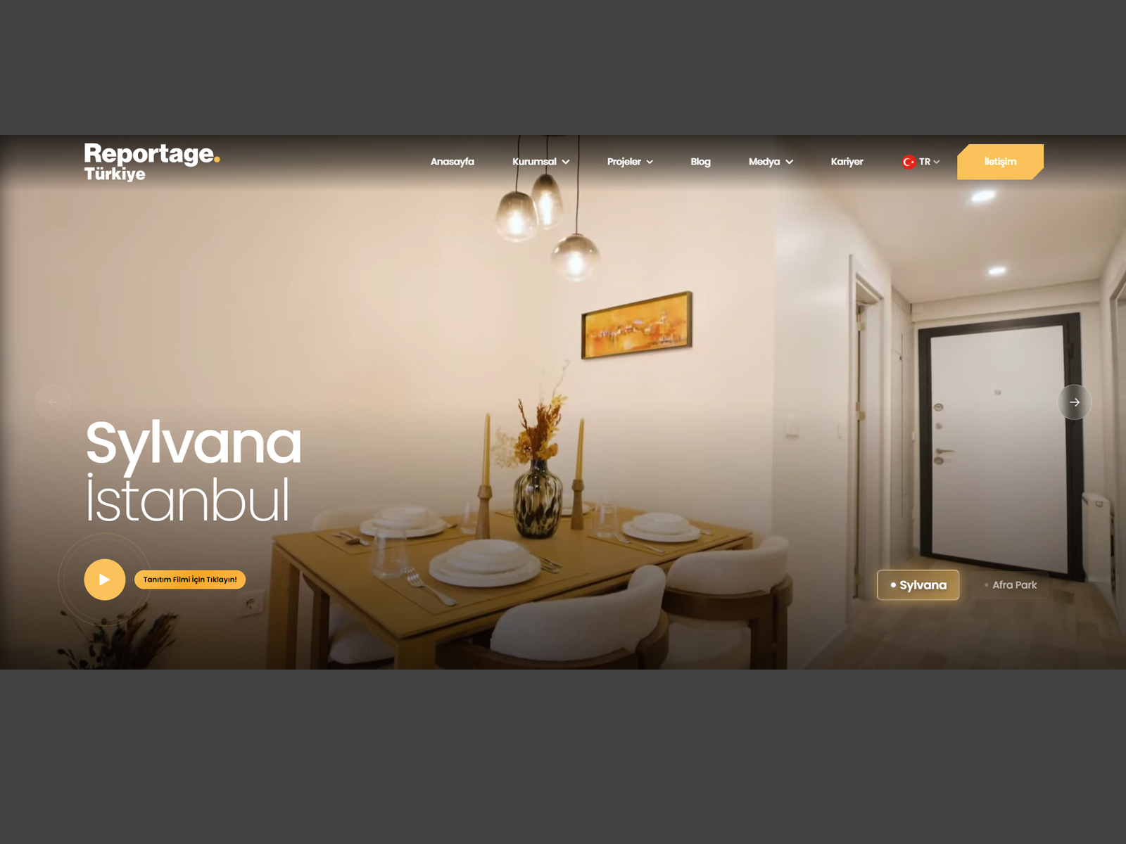 Hero Project Showcase Slider