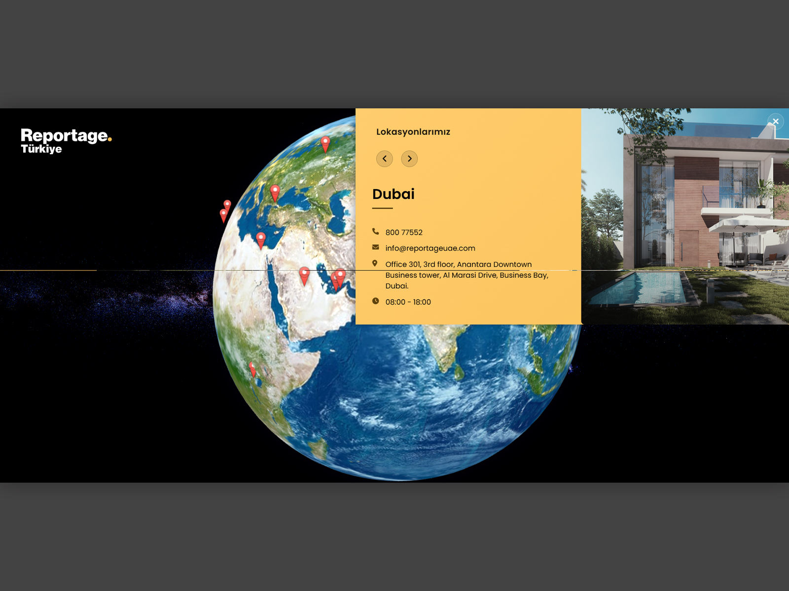 Interactive 3D Global Presence