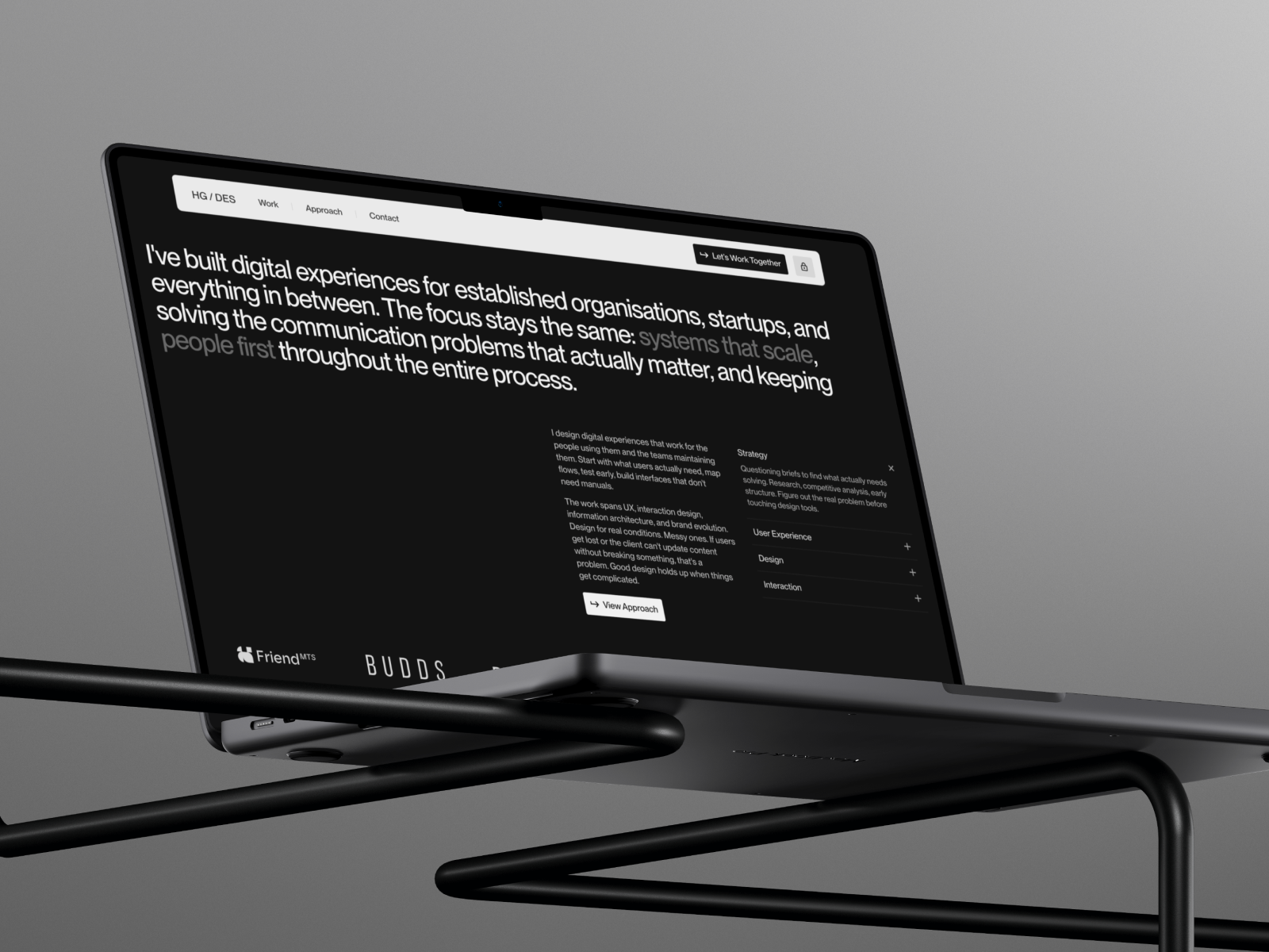 HG/DES Portfolio — Homepage