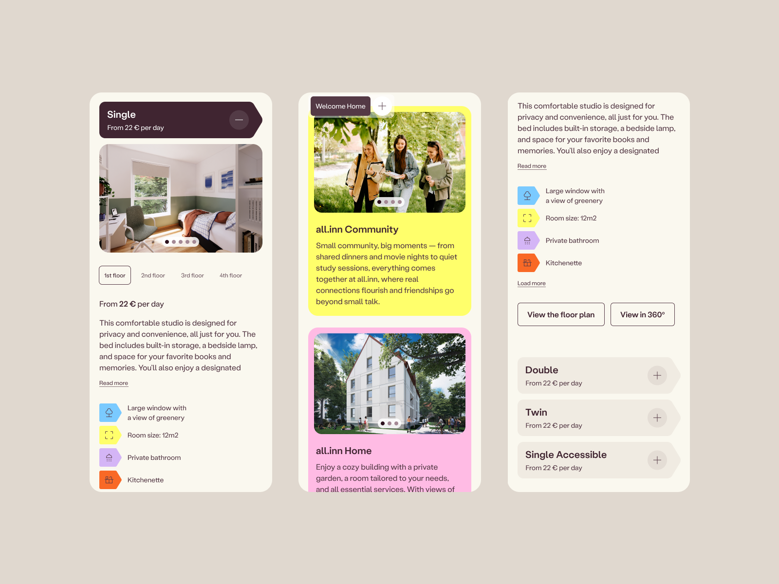 Rooms & Prices Home of Students