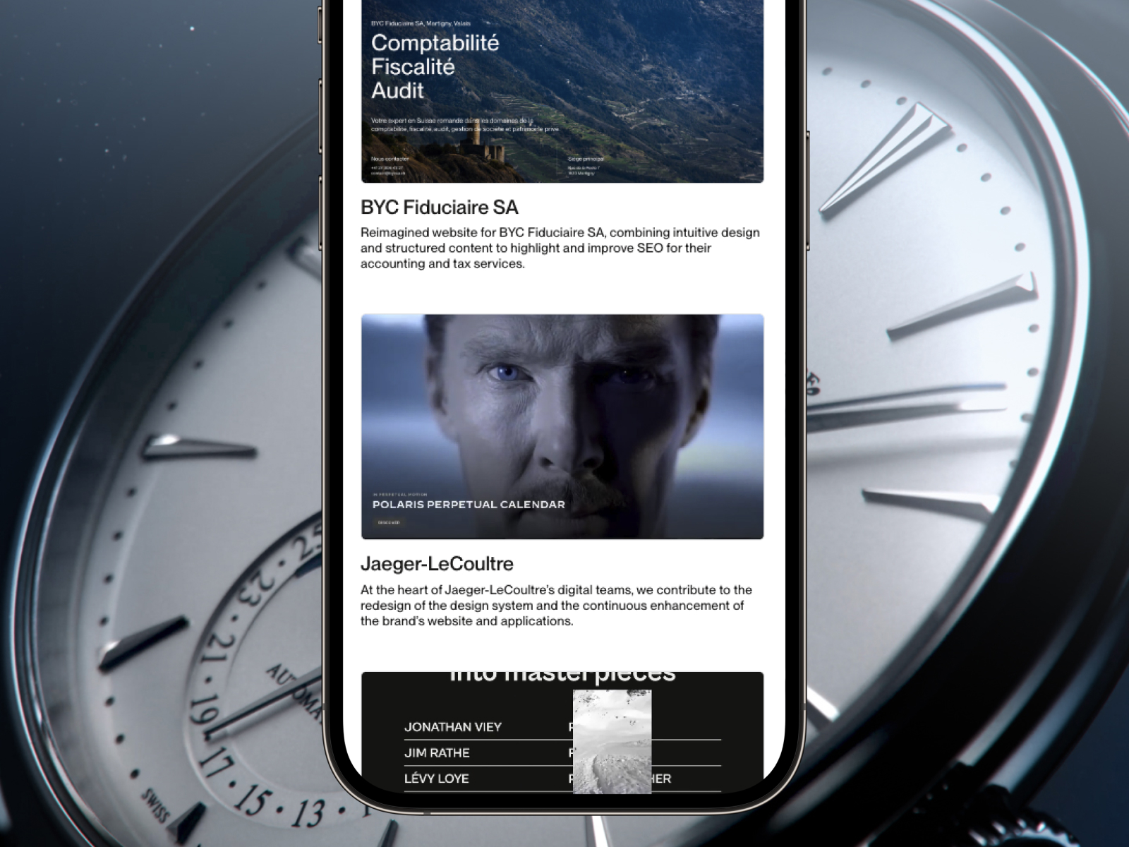 Case studies - Websites created by No graphism®