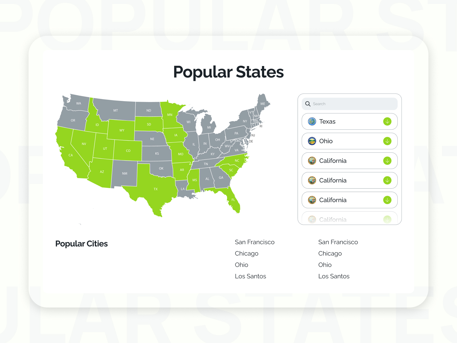 Popular States