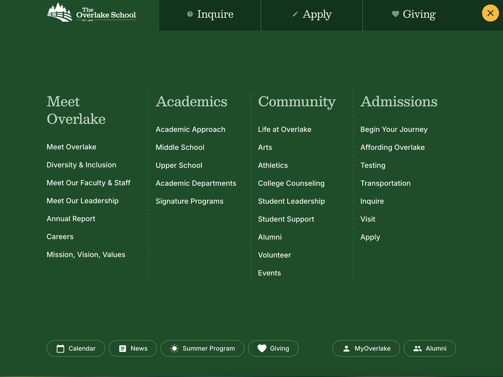 Hybrid Hamburger Navigation