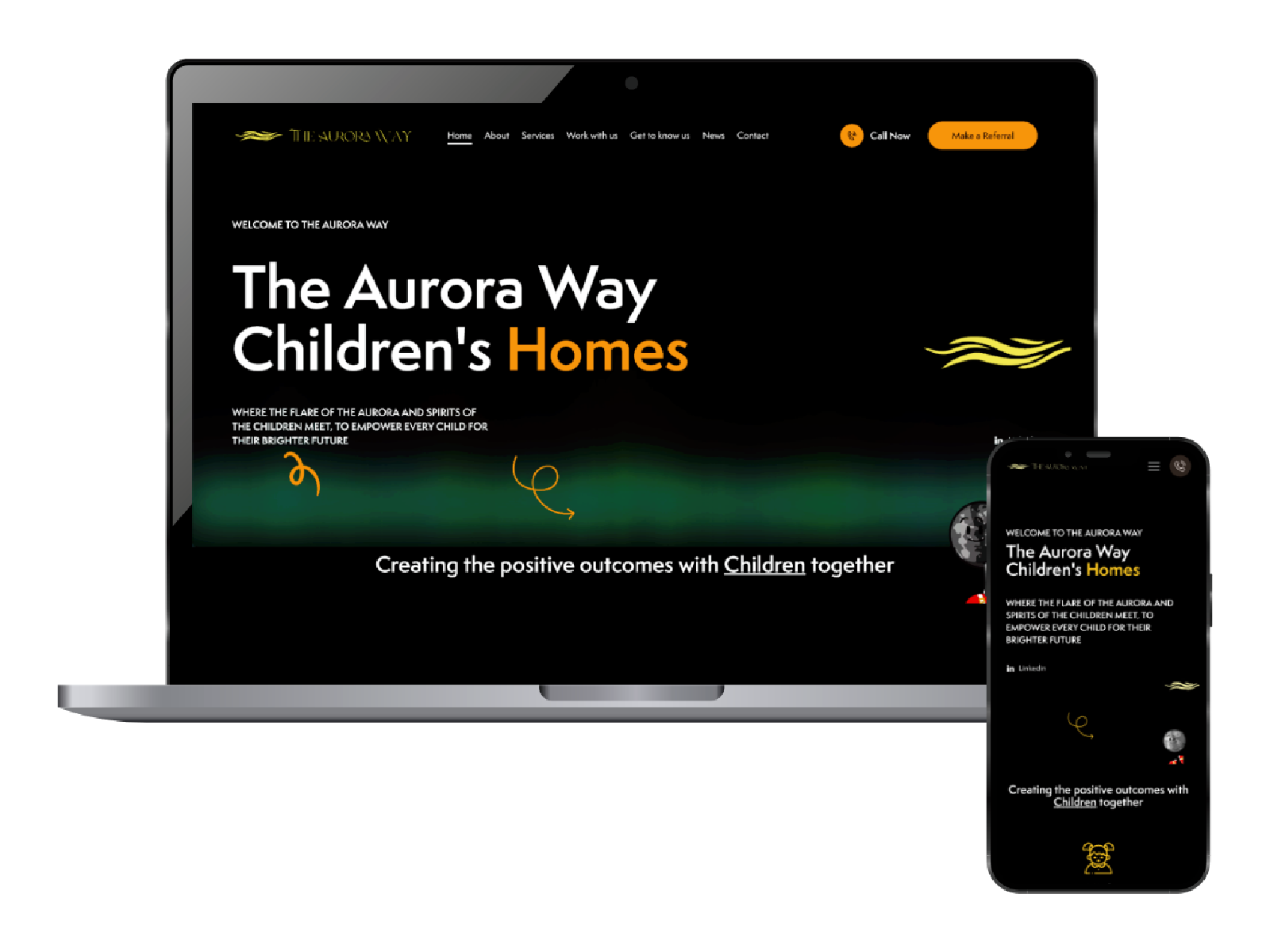 Mobile Responsive Website Layout