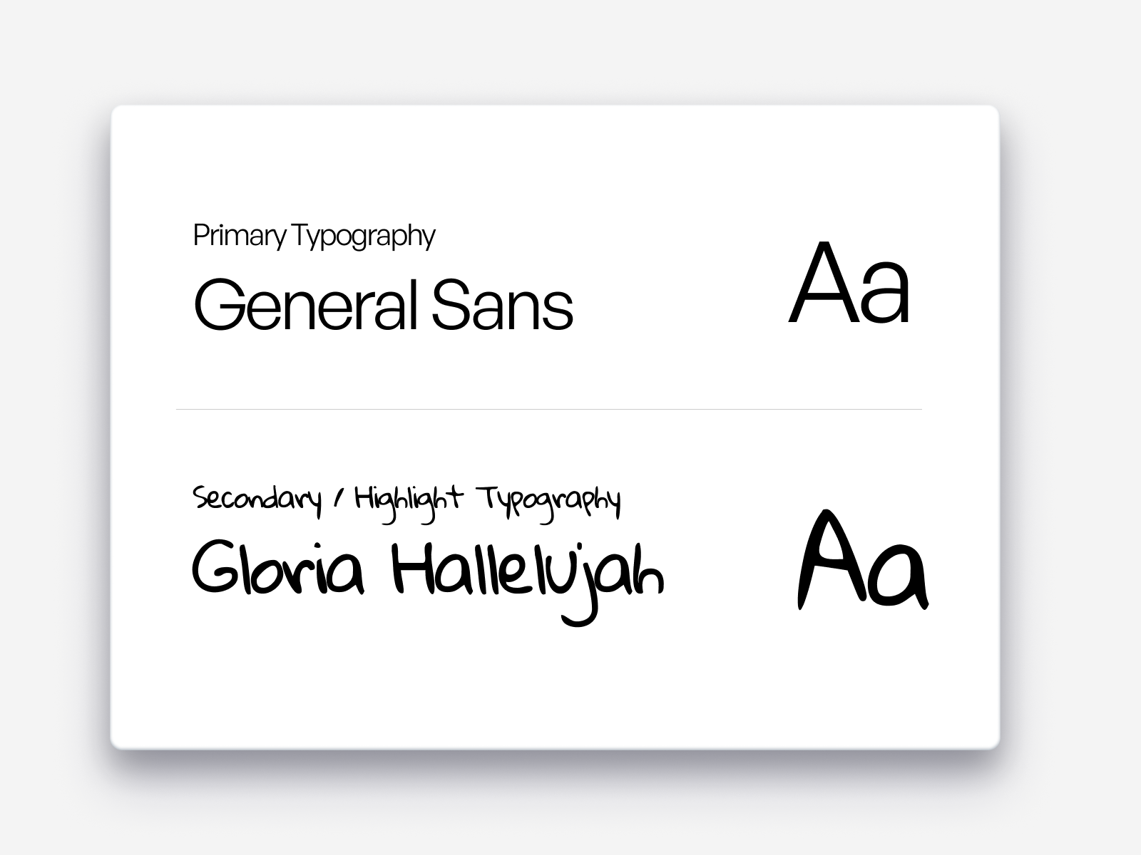 Color & Typography System