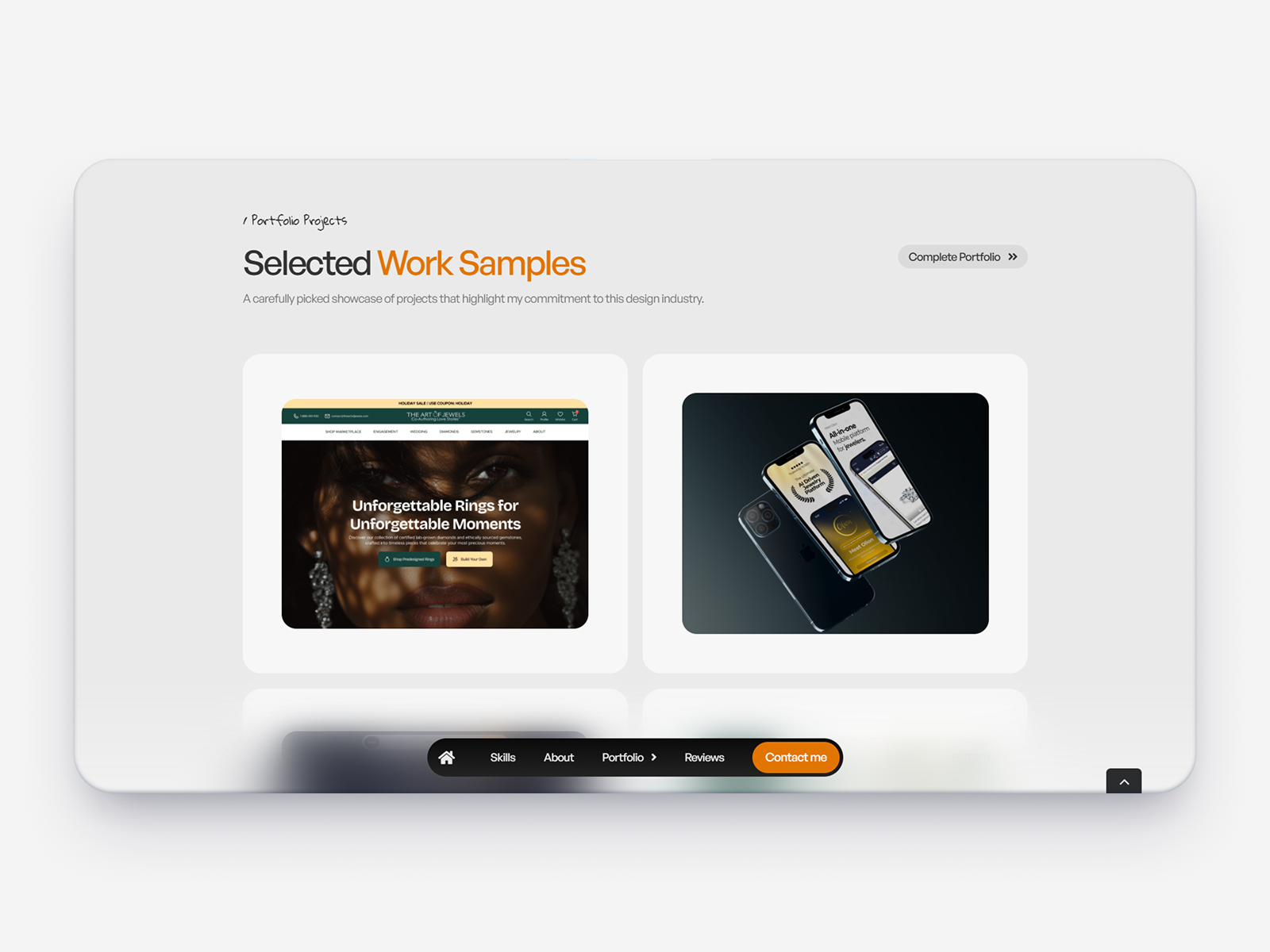Portfolio Cards (Minimal Preview Showcase...