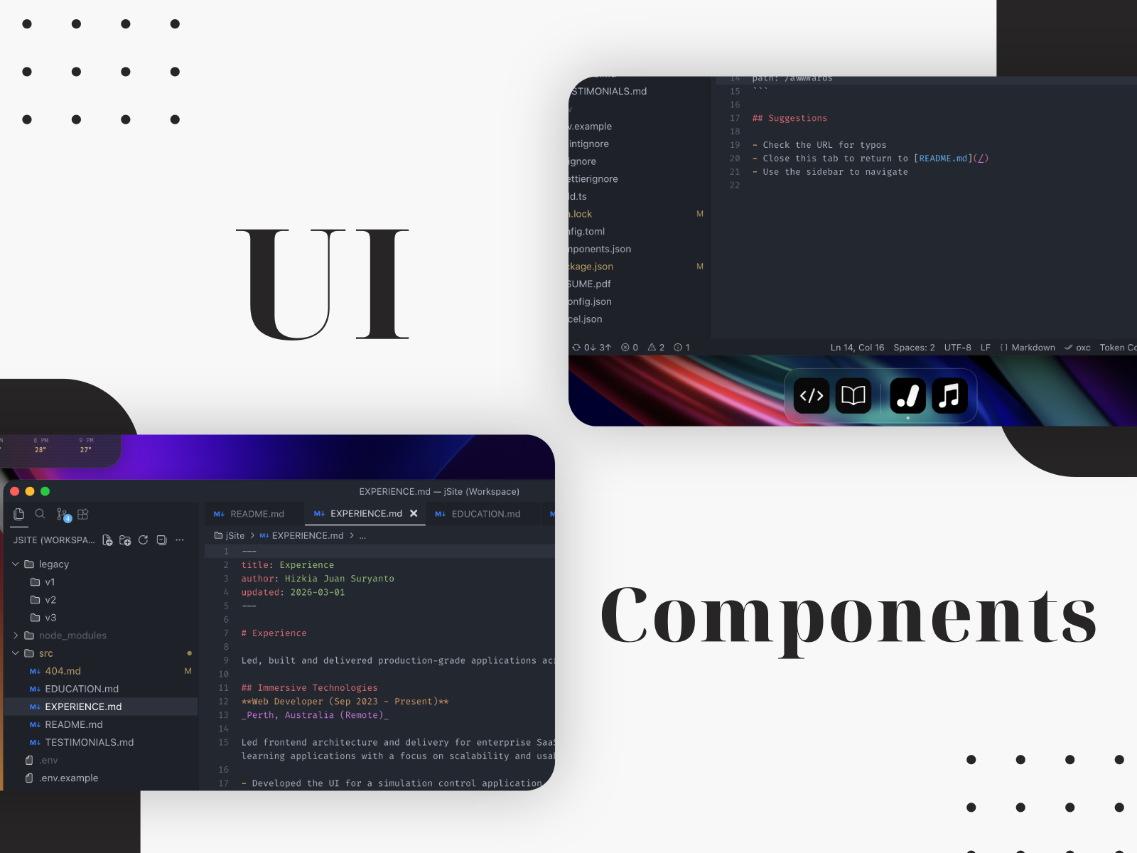 jSite - UI Components