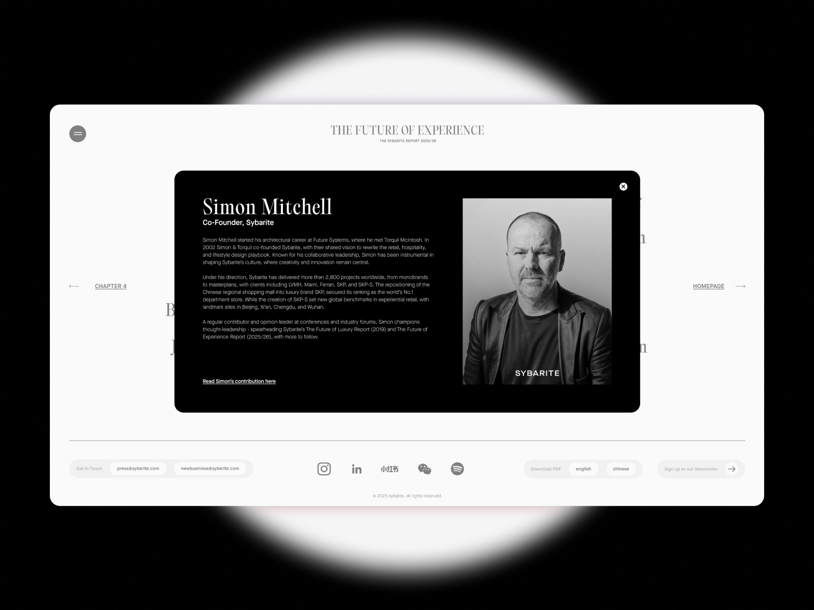 Team / Contributors Page