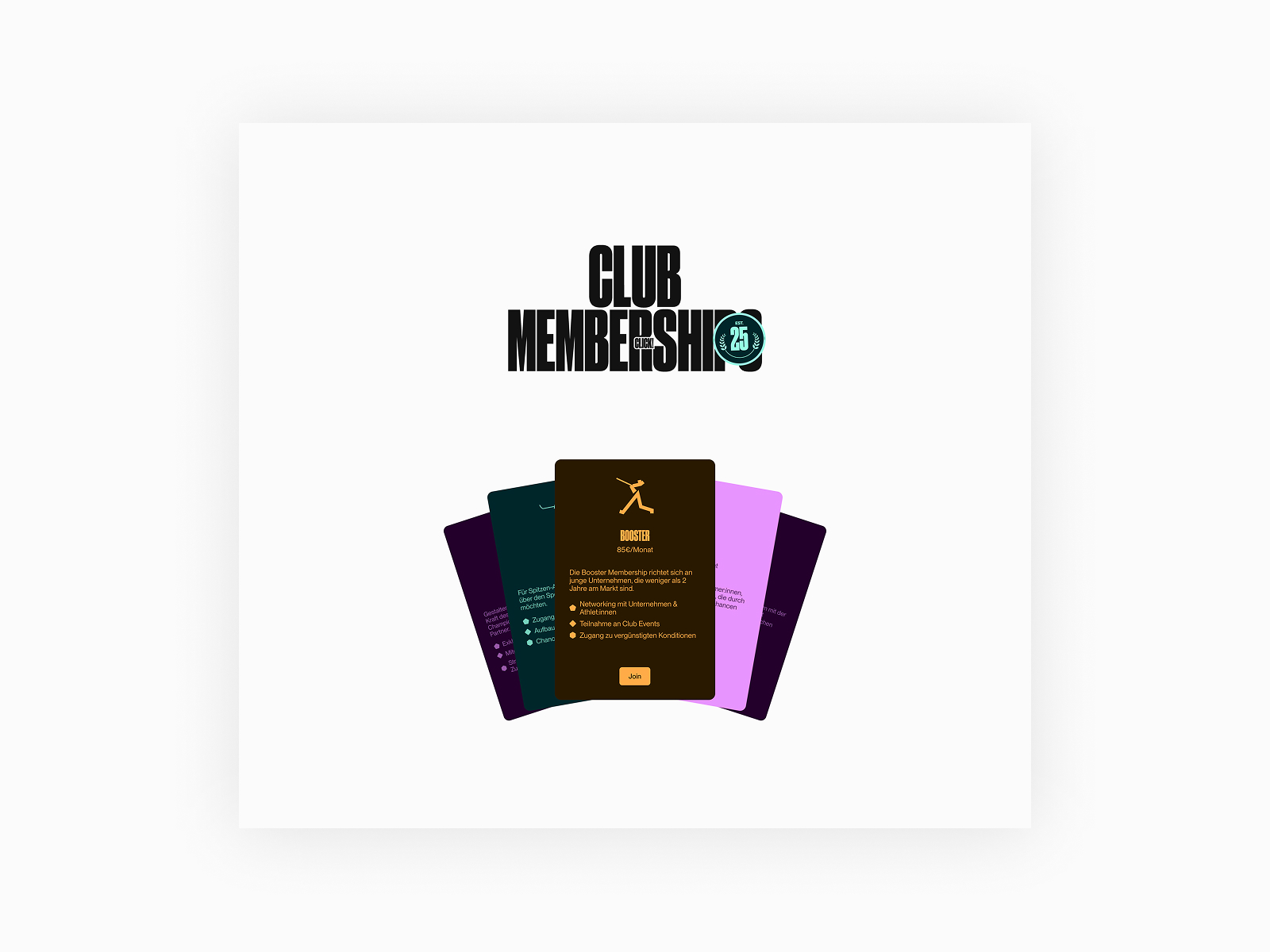 Memberships Section