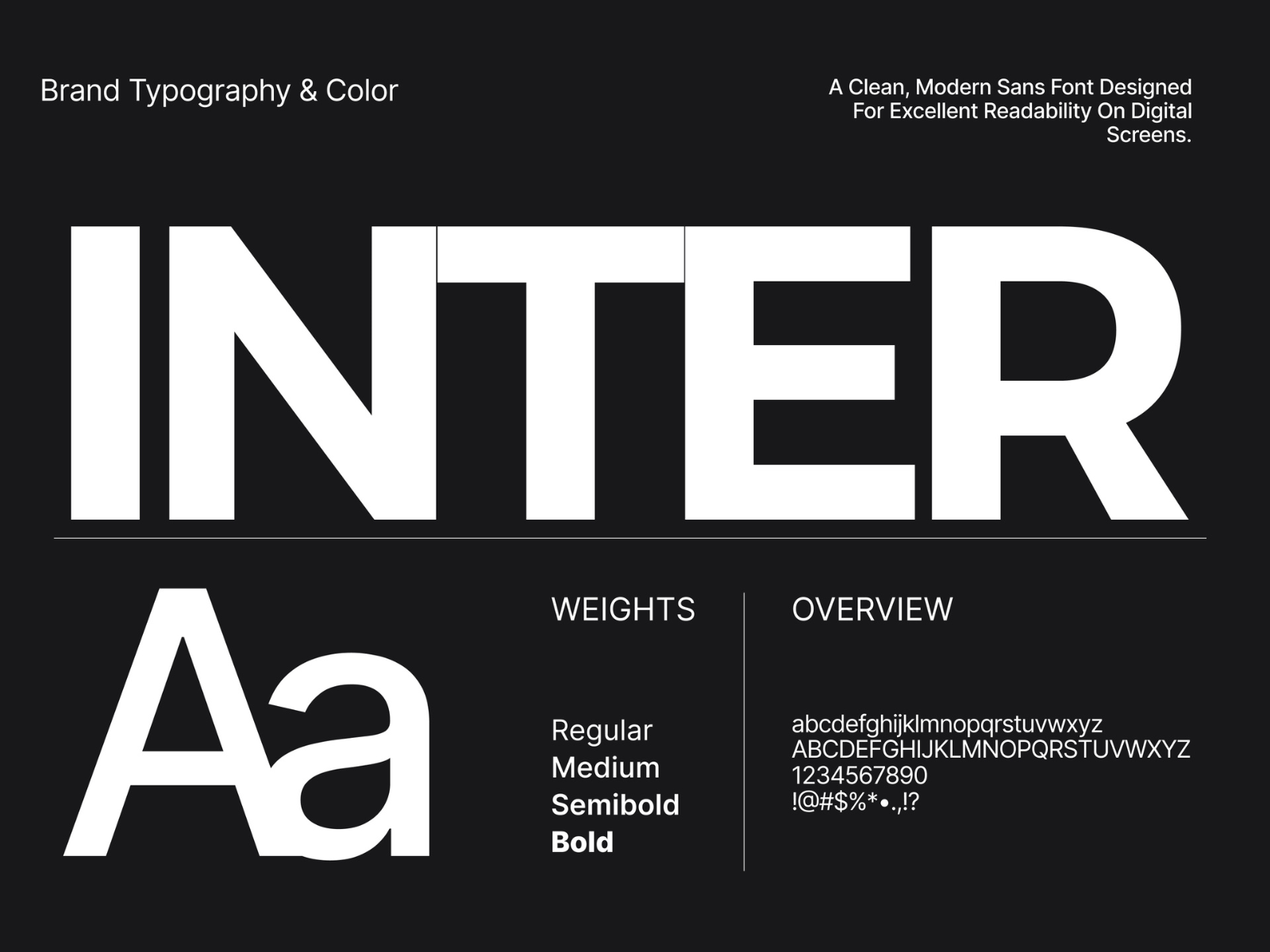 Font & Colors Scheme