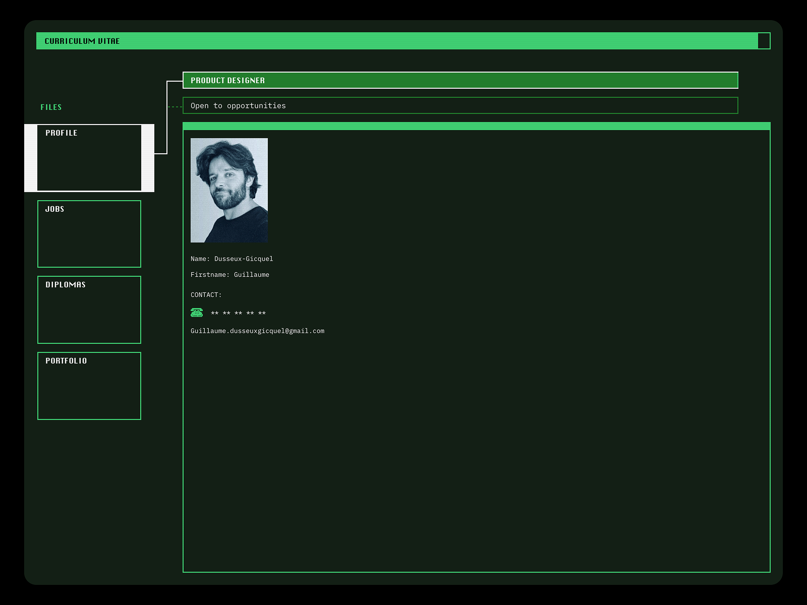 Commodore-Inspired Interface