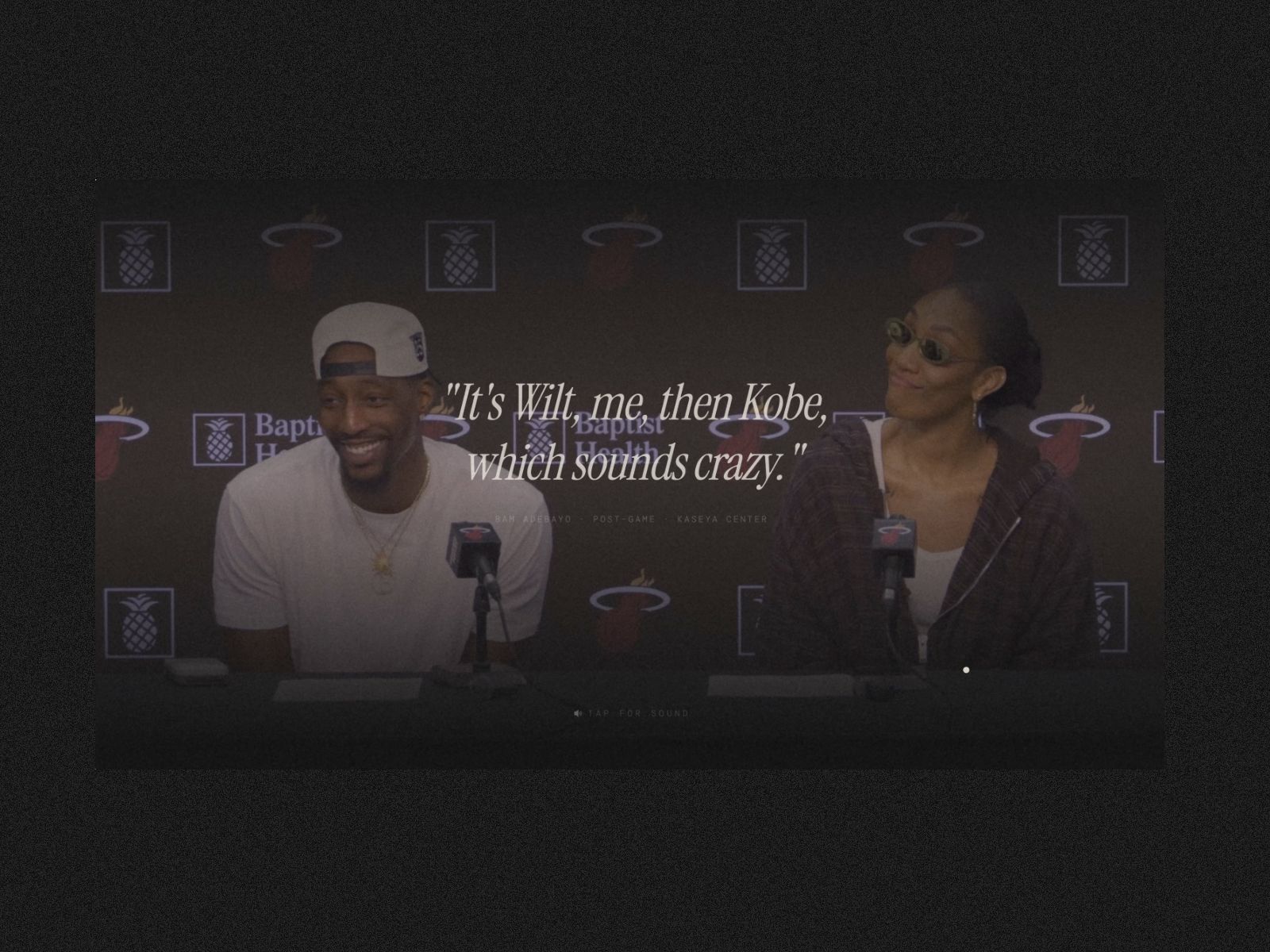 Bam Adebayo - Press Conference