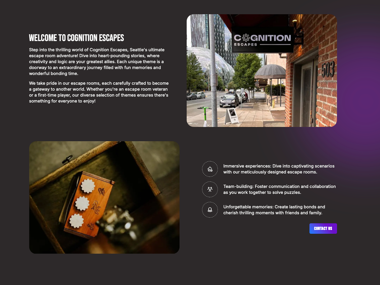 Cognition Escapes - About Us