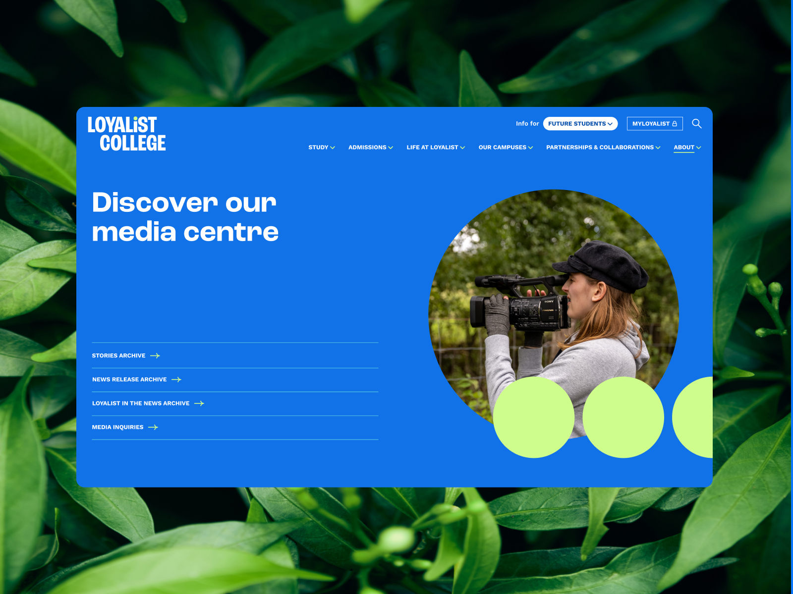 News and media centre