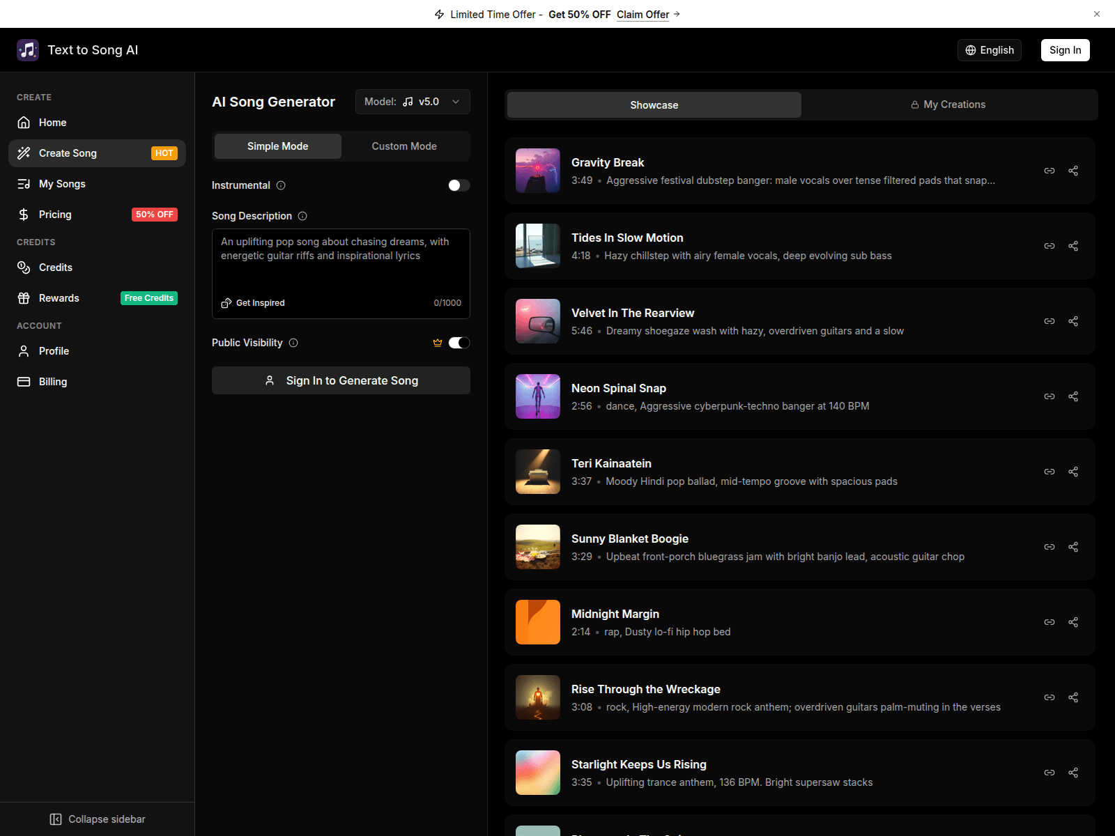 Create Your Song with AI Song Generator...