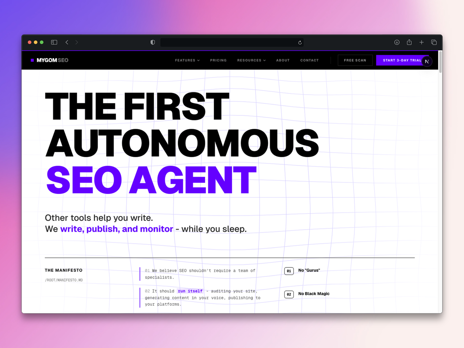 The First Autonomous SEO Agent