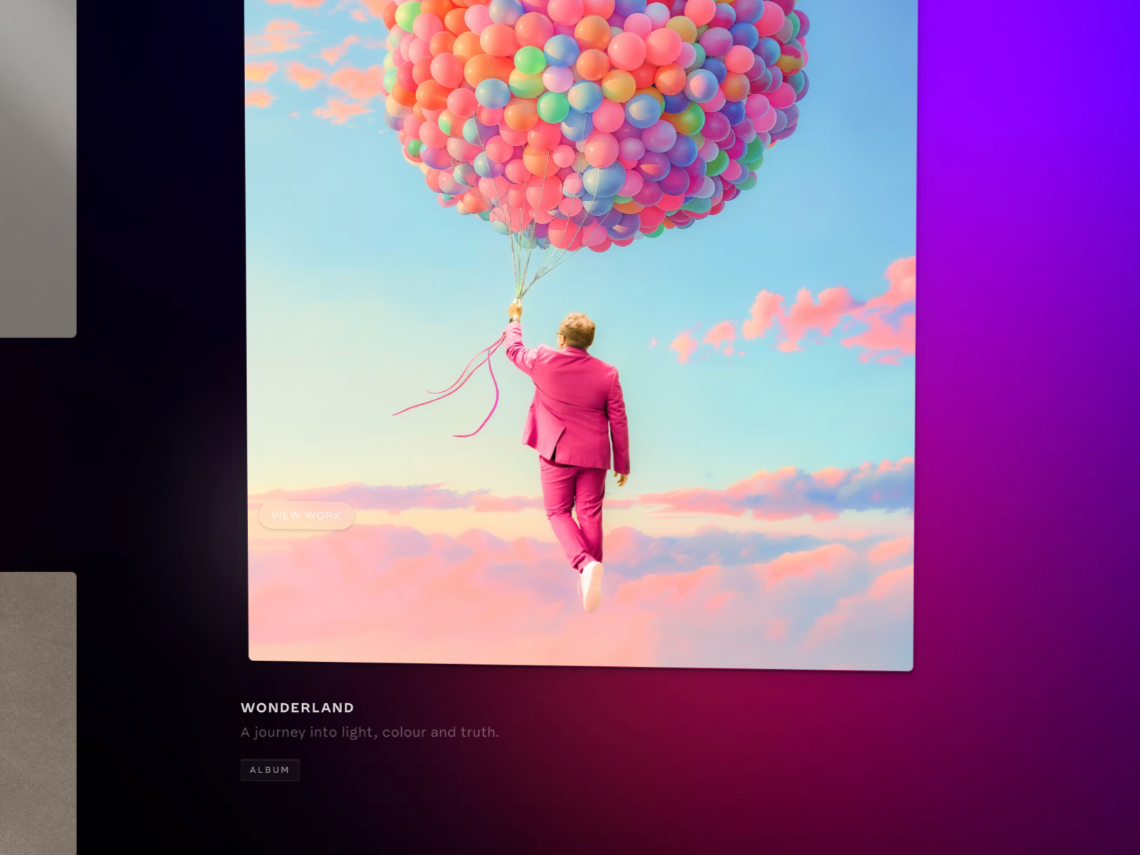 A living gallery with depth