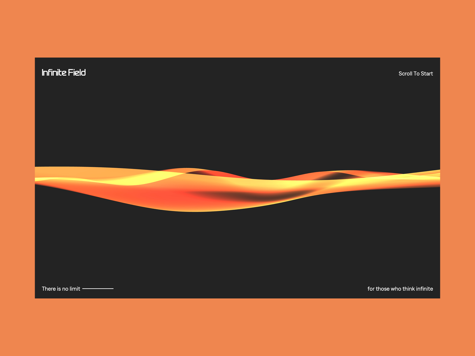 The Field - Procedural wave landscape