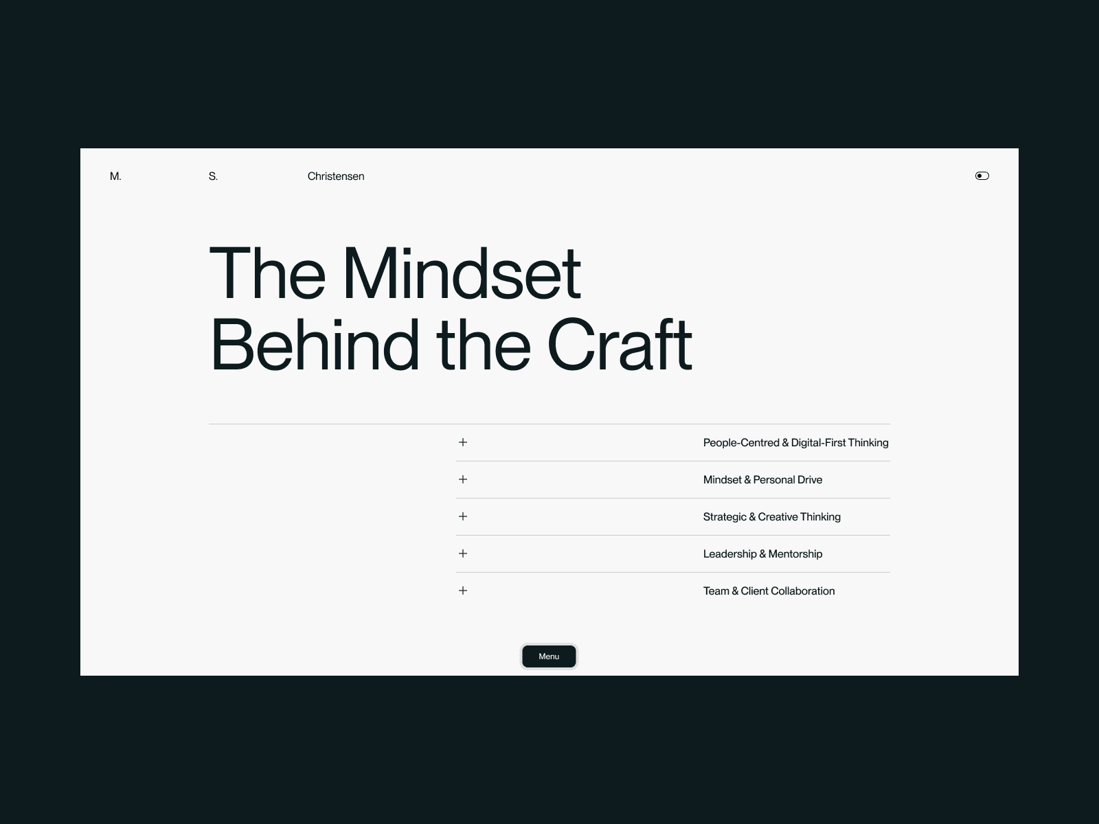 Capability Walkthrough