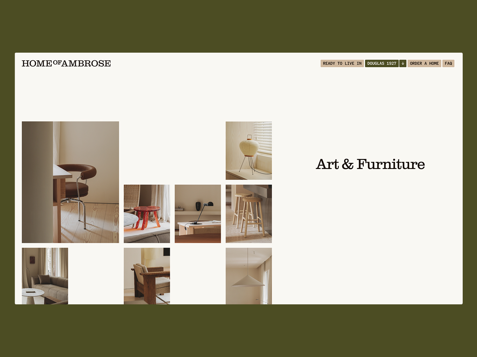 Furniture list
