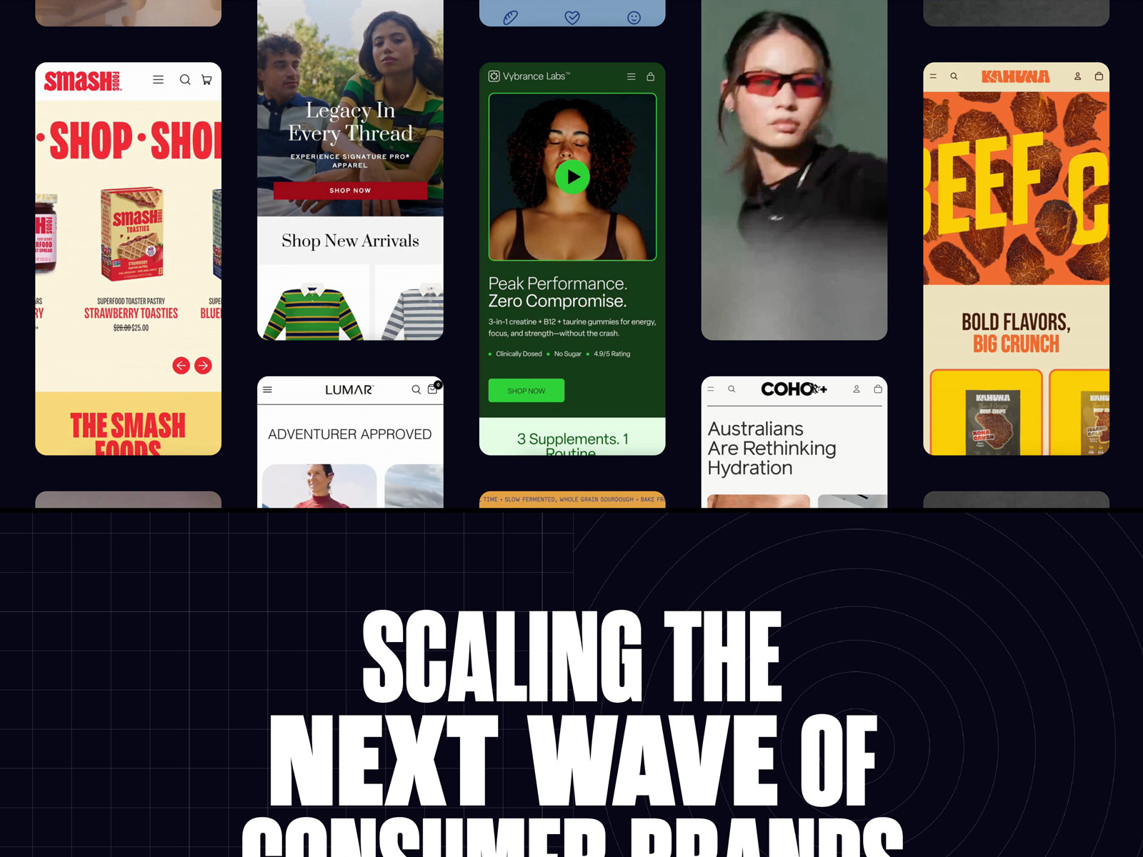 Vertical Mobile Screen Carousels