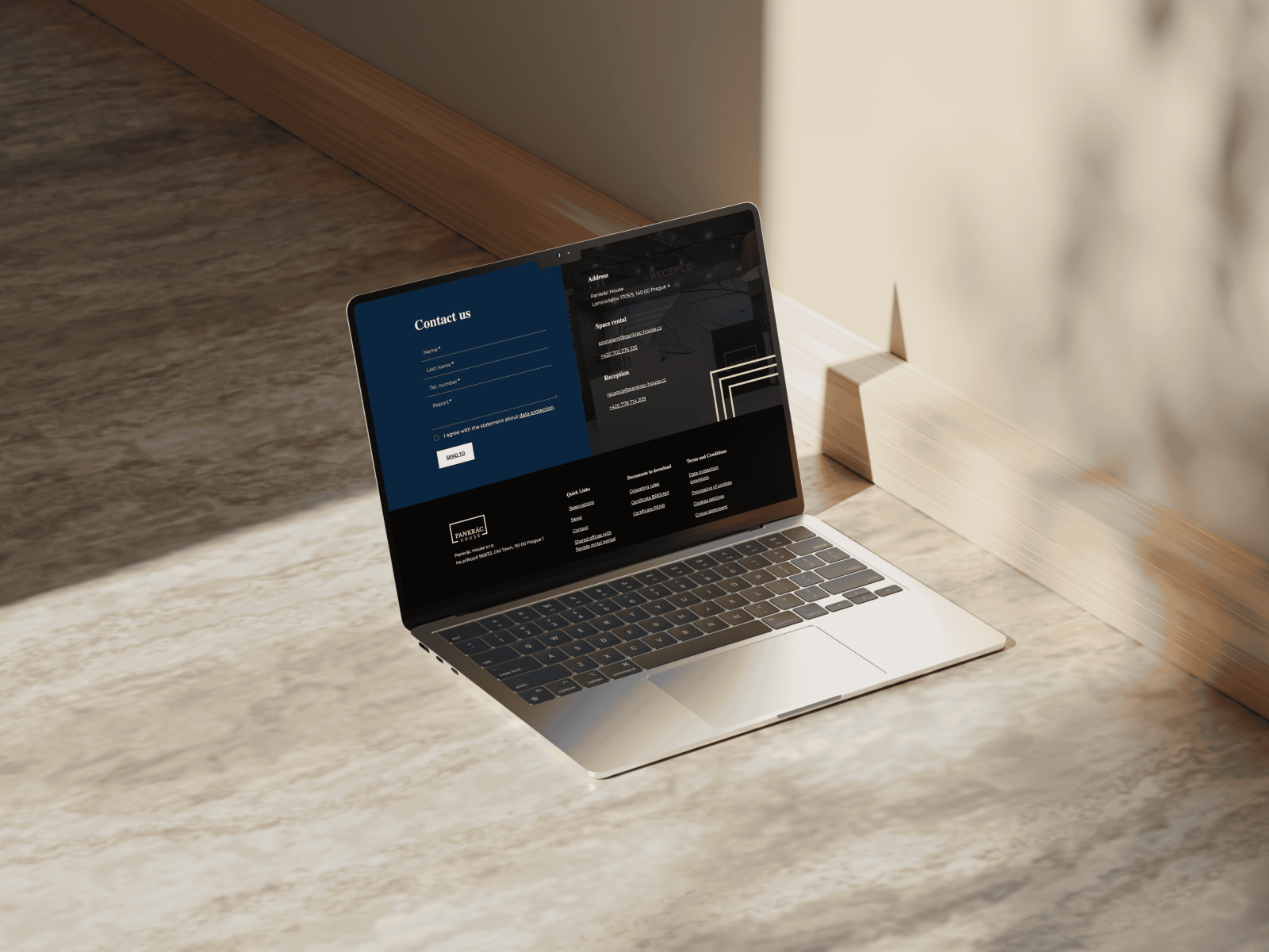 Landing page sections
