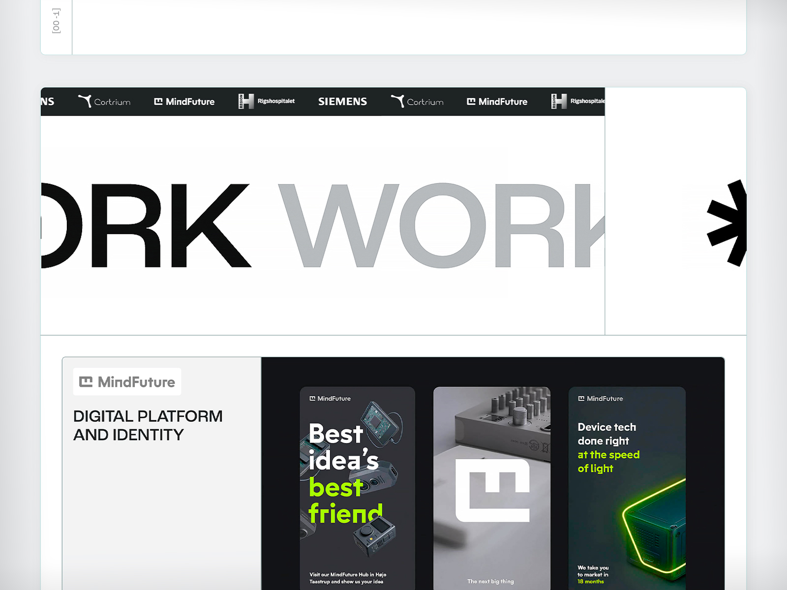 Homepage / Work