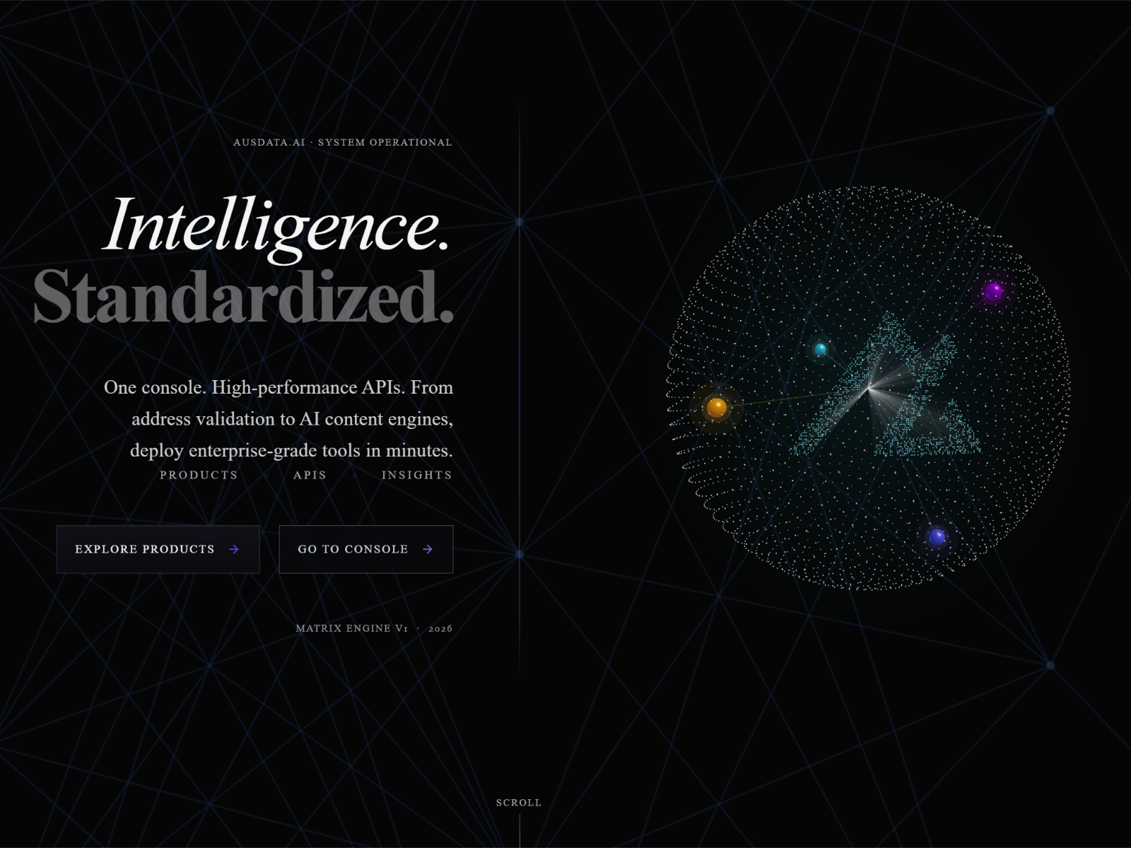 Ausdata.AI Interactive Sphere