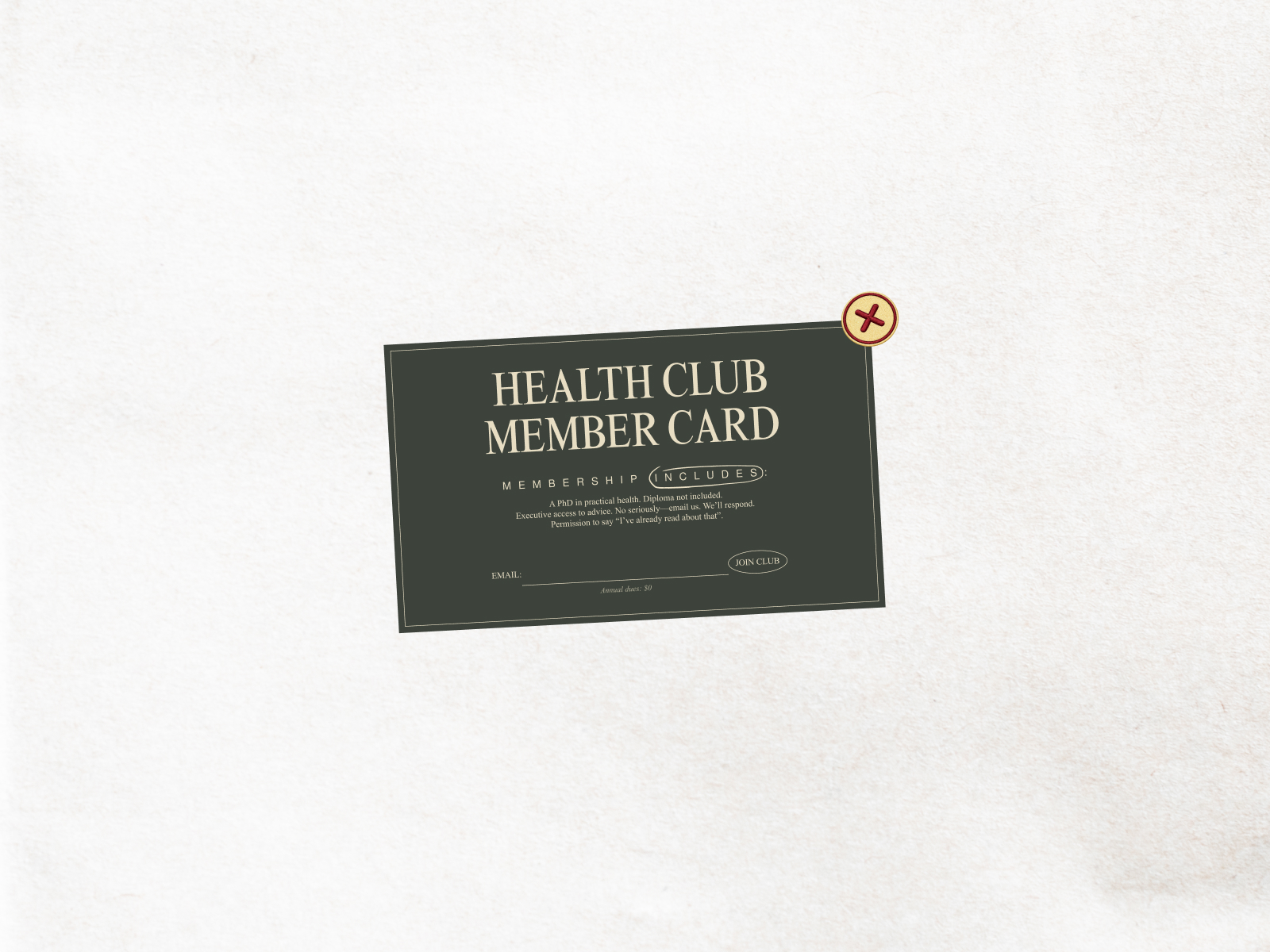 Member card