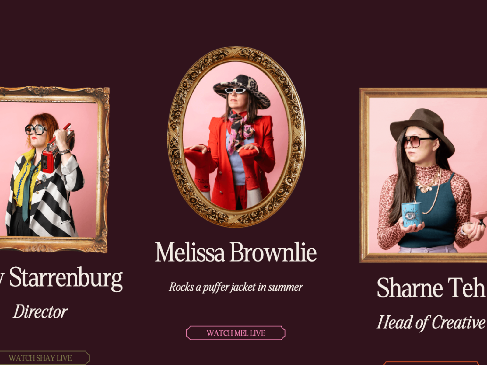 Watch our team live!