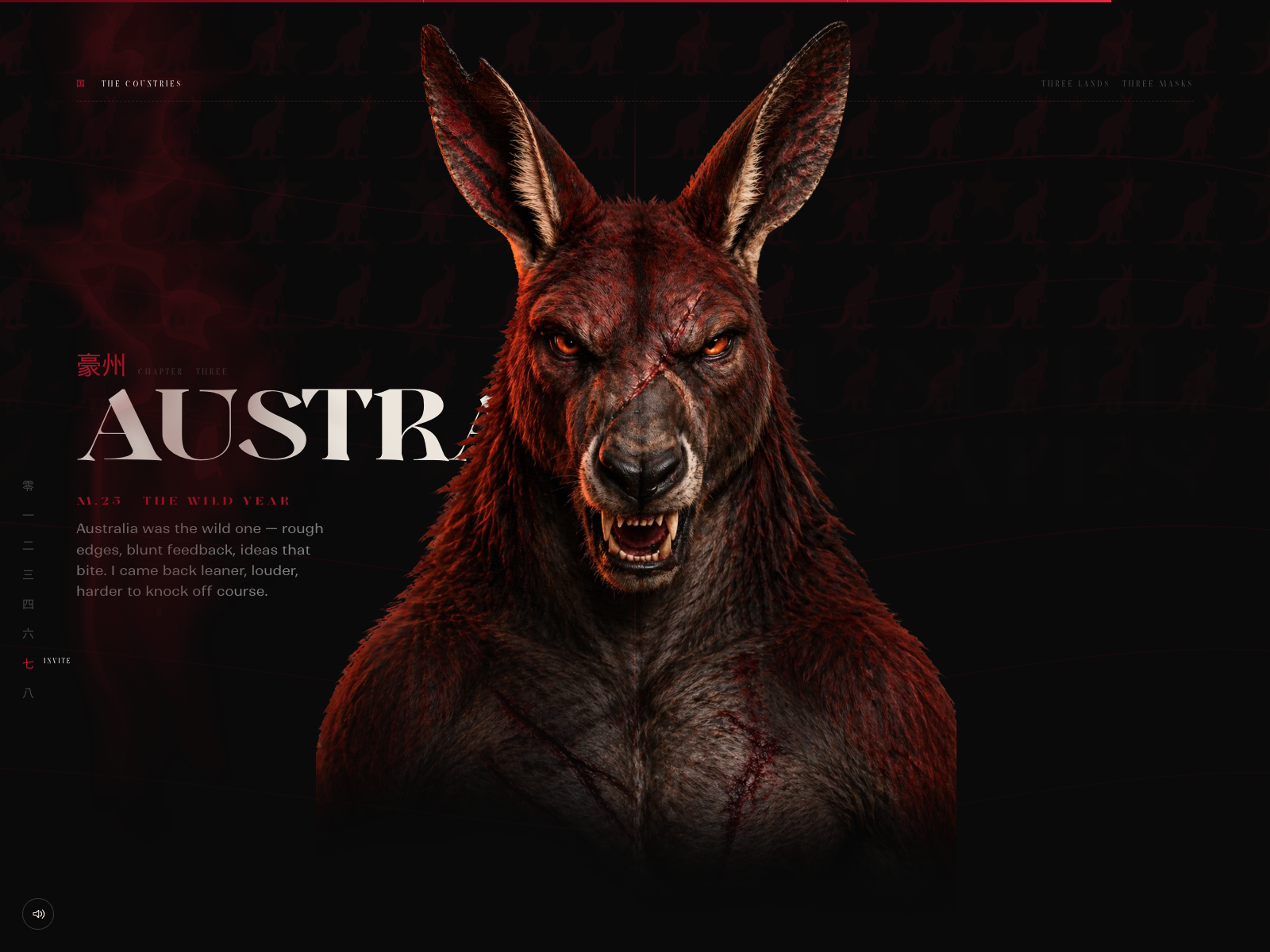 Three Masks, Three Lands