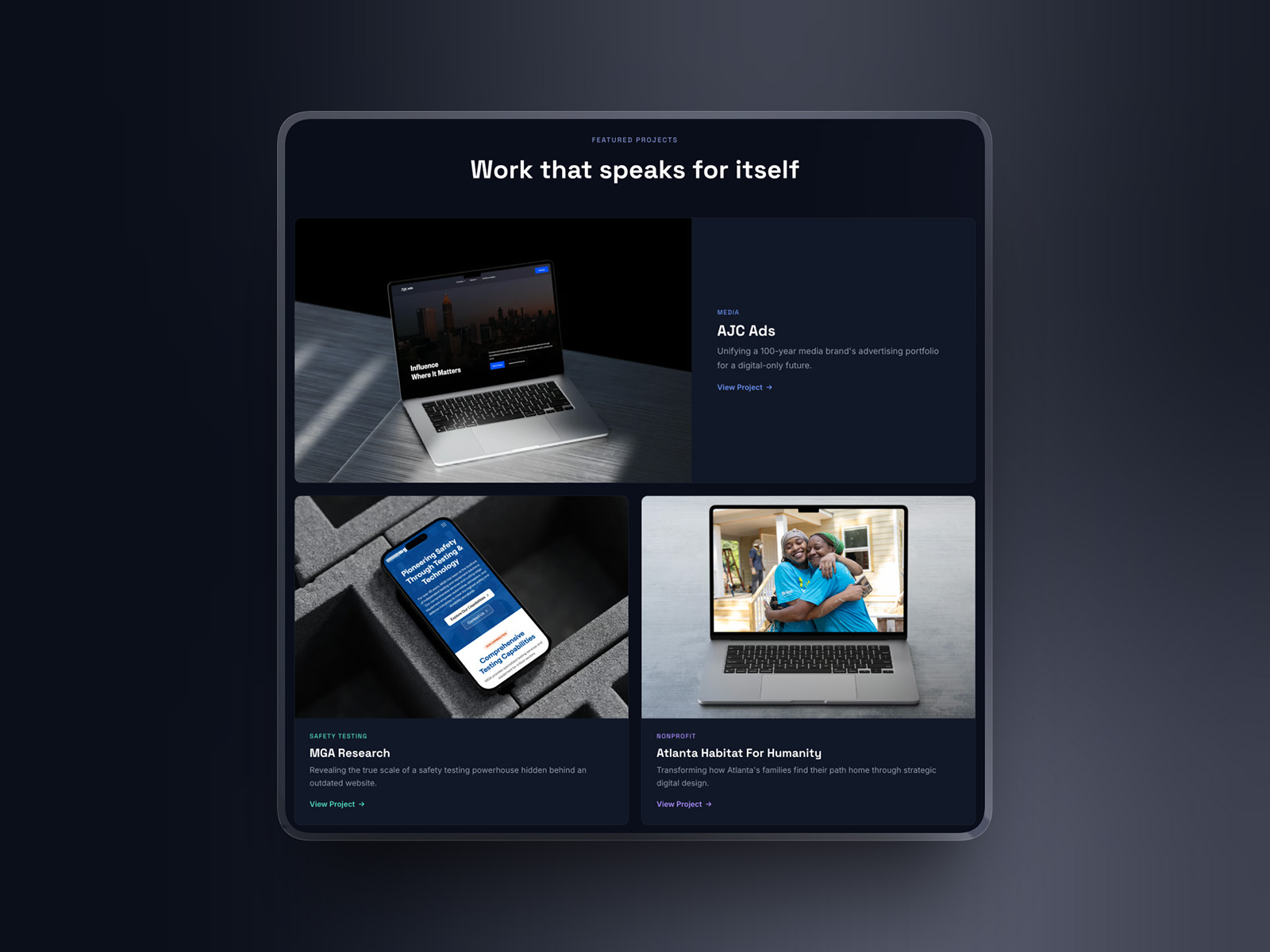Featured Work Showcase