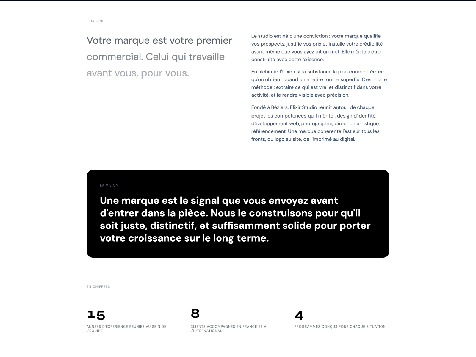 Text reveal animation on scroll