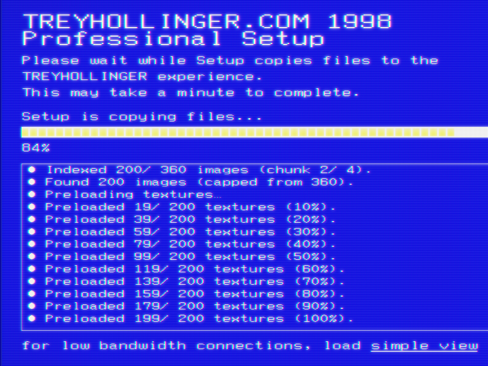 Loading page