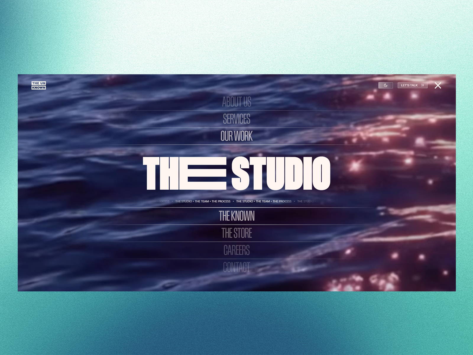 THE UN KNOWN — Navigation Menu