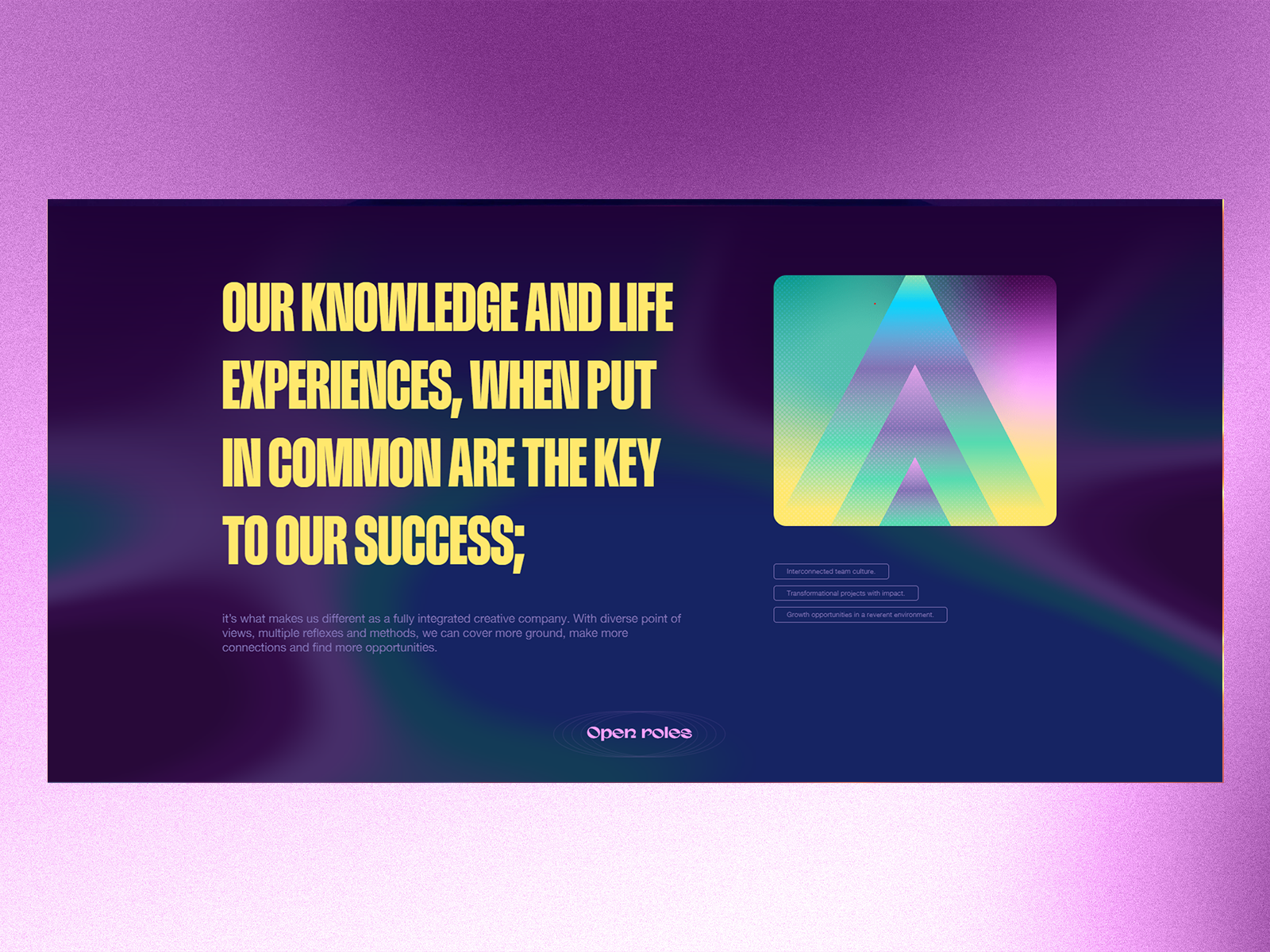 Careers | THE UN KNOWN