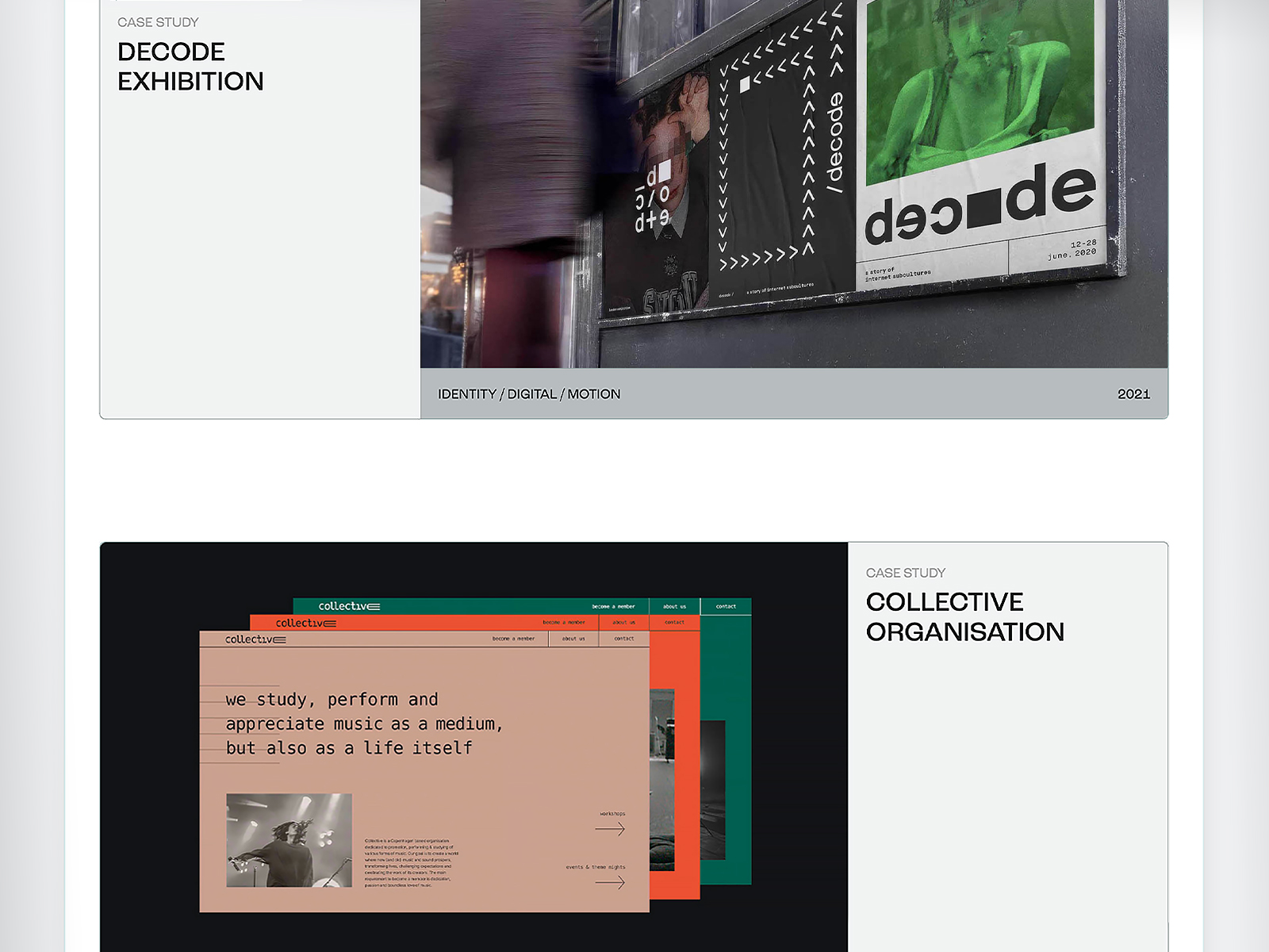 Homepage / Projects