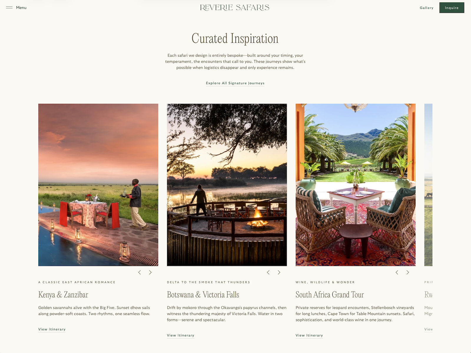 Reverie Safari Branding