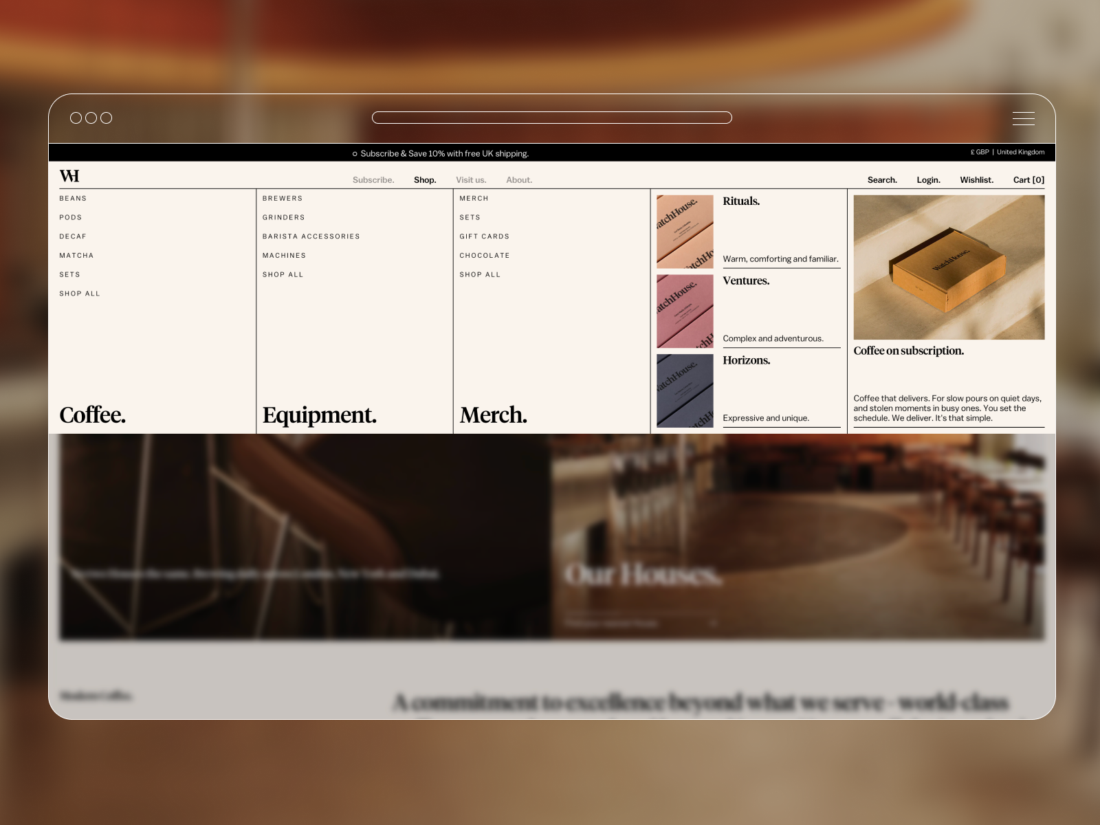 Drop Navigation