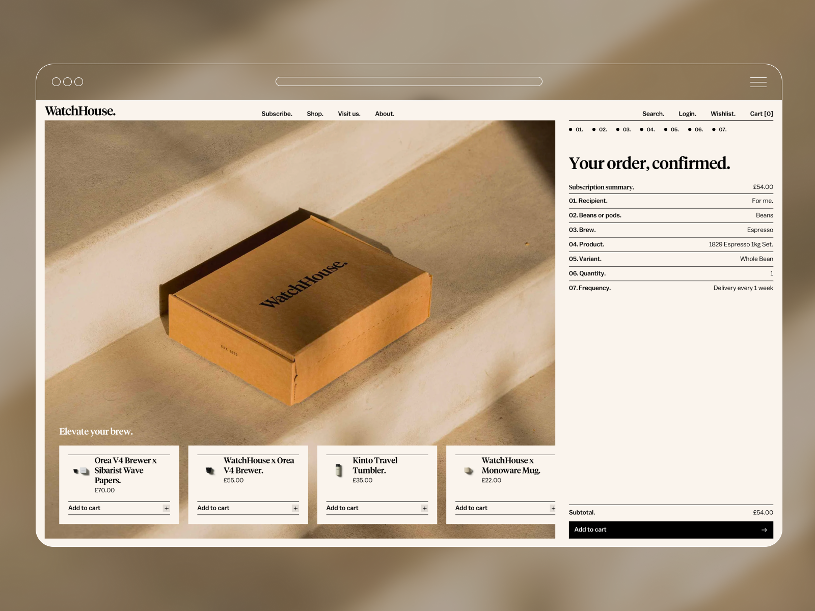 Subscription Builder