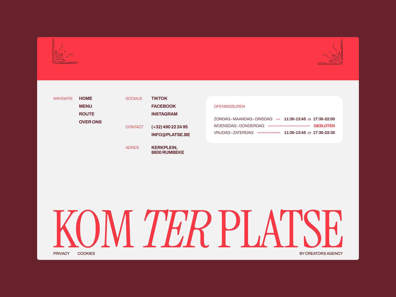 Footer Design